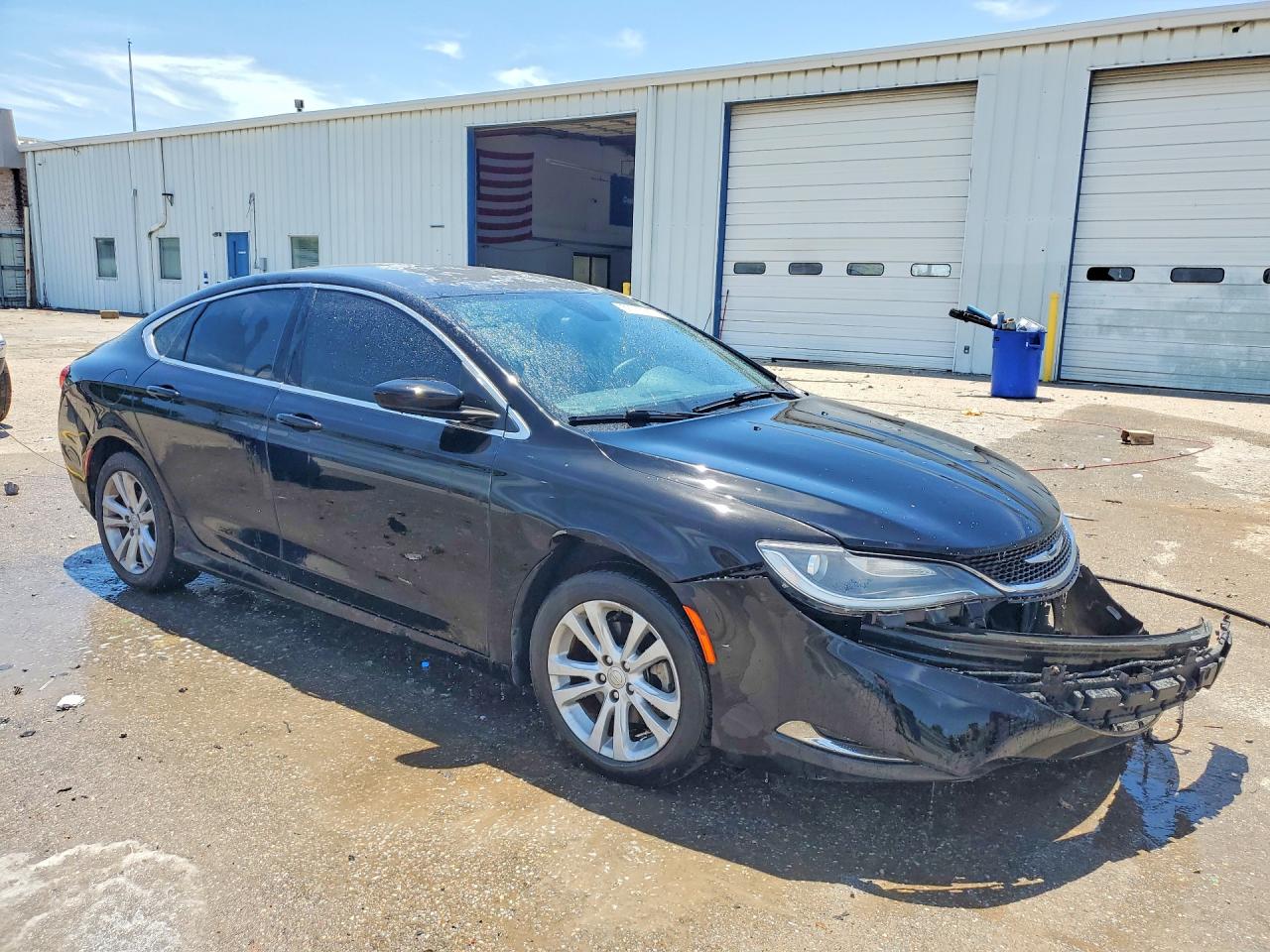 2015 Chrysler 200 Limited Black vin: 1C3CCCAB6FN578447