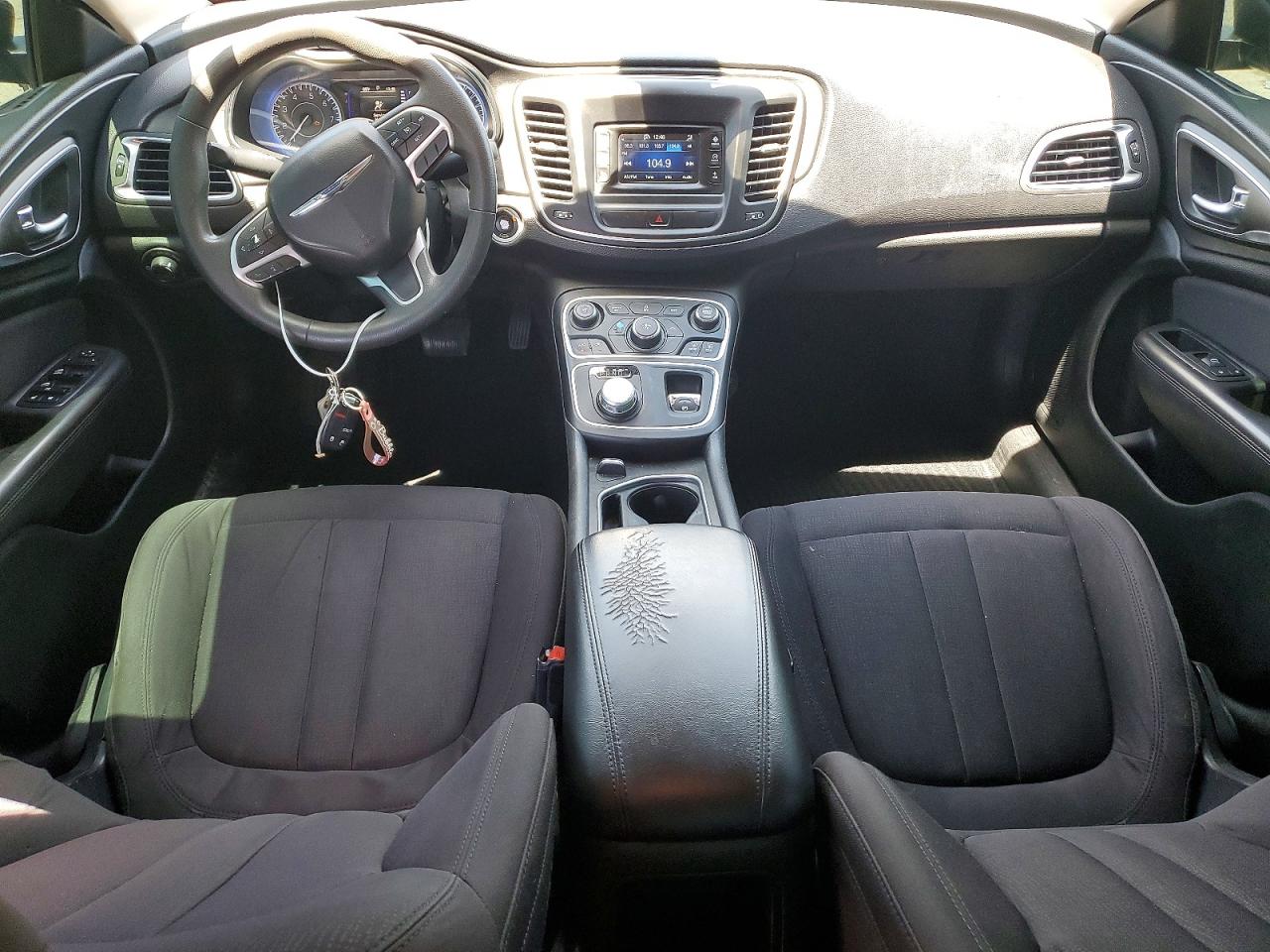 2015 Chrysler 200 Limited Black vin: 1C3CCCAB6FN578447