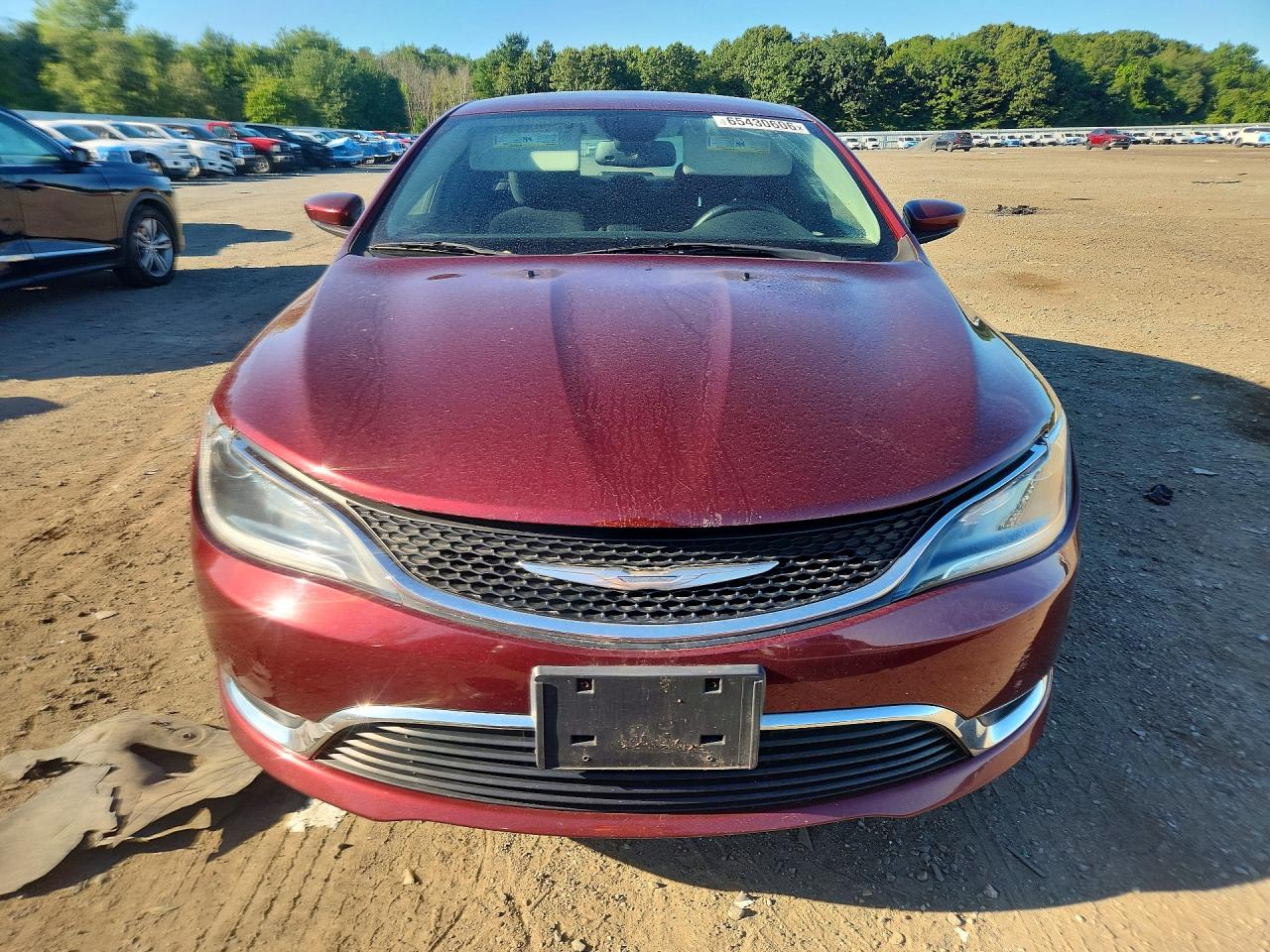 2015 Chrysler 200 Limited Burgundy vin: 1C3CCCAB6FN582143