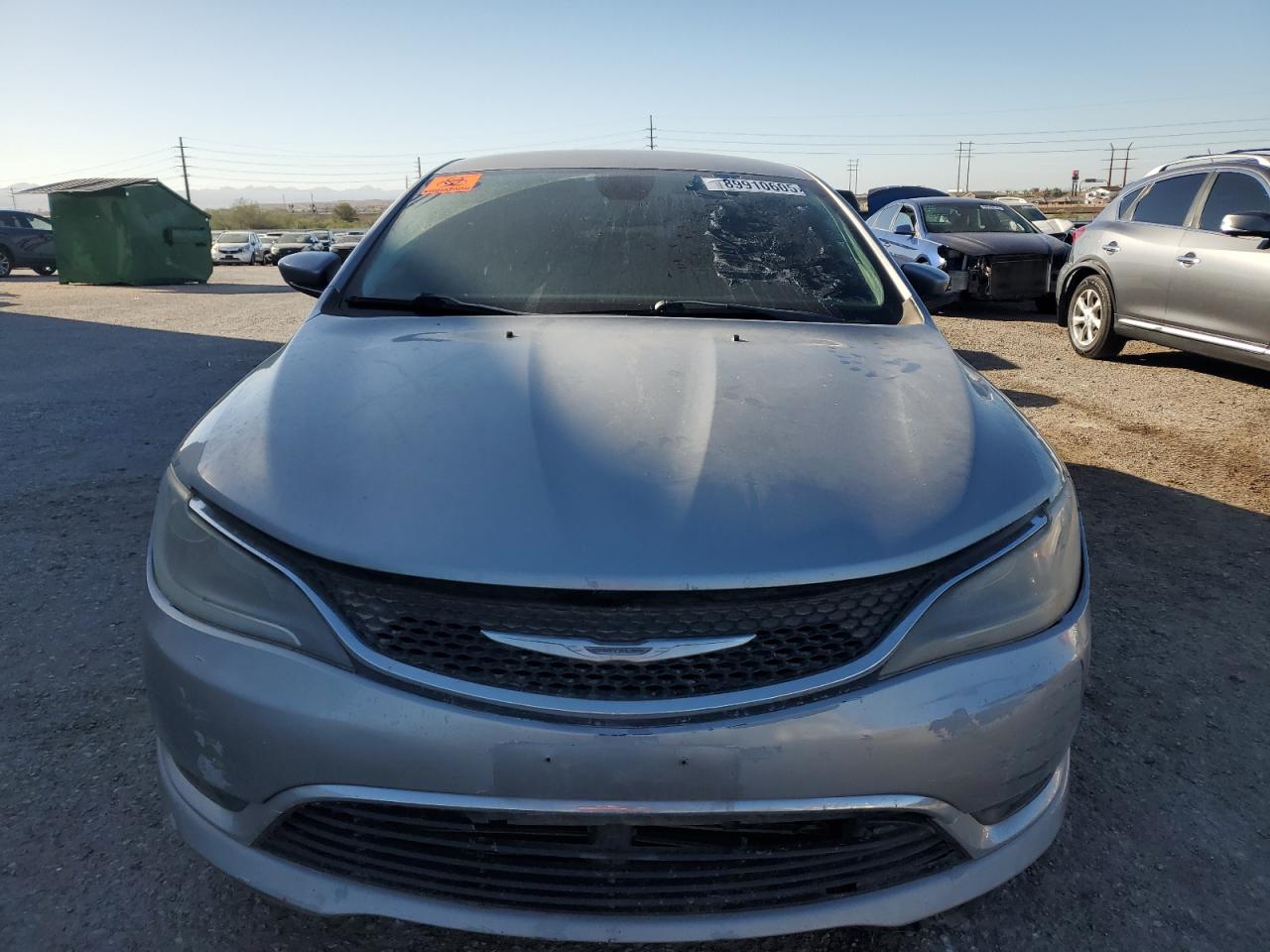 2015 Chrysler 200 Limited Silver vin: 1C3CCCAB6FN606831