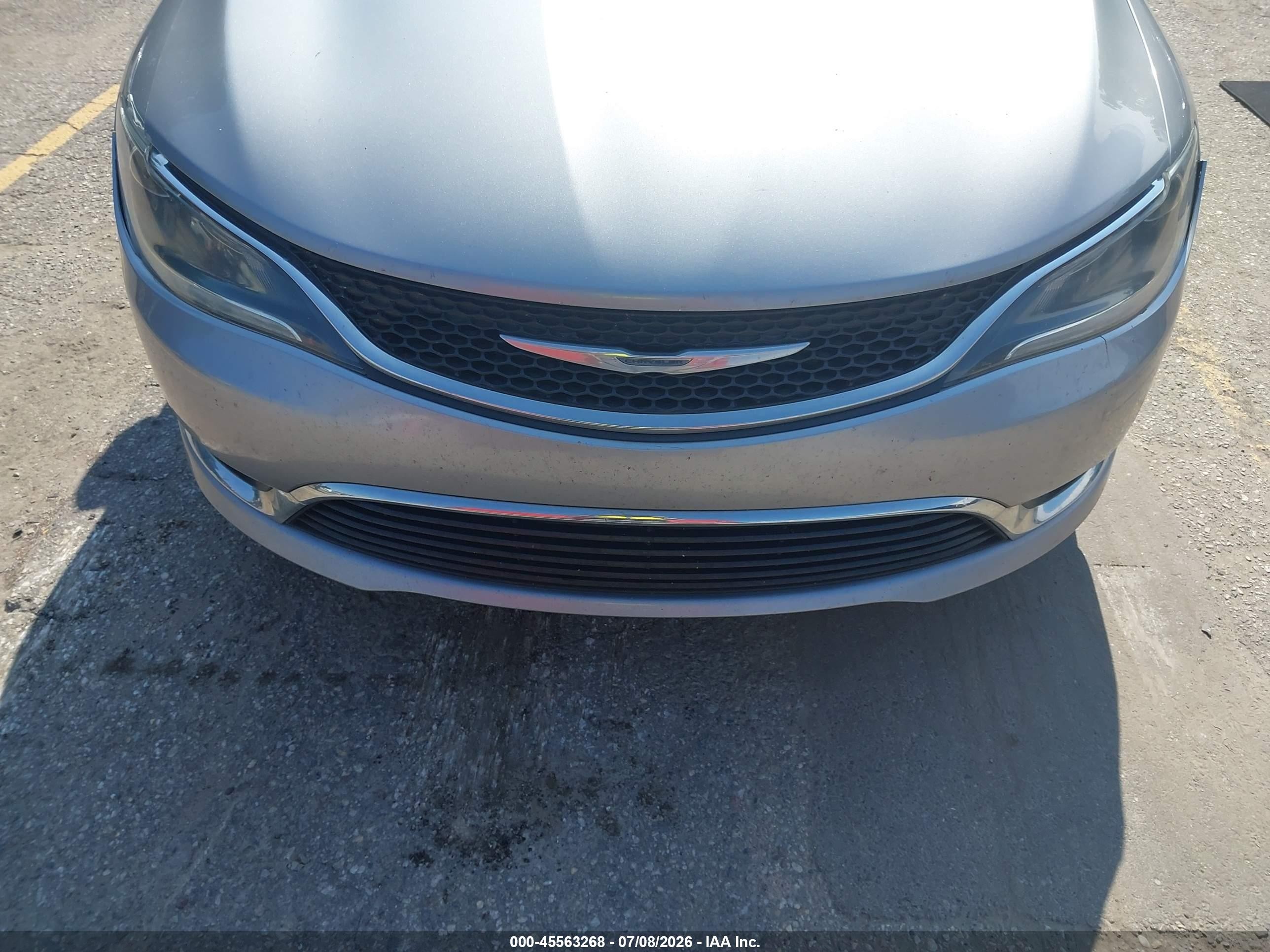 2015 Chrysler 200 Limited Silver vin: 1C3CCCAB6FN641336