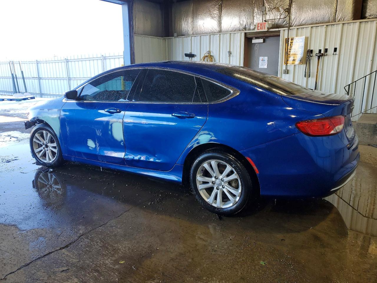 2015 Chrysler 200 Limited Blue vin: 1C3CCCAB6FN649467