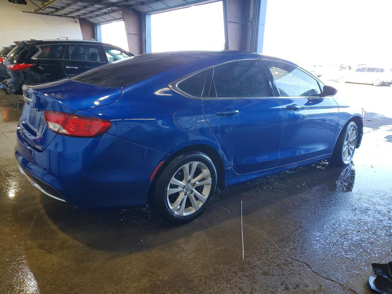 2015 Chrysler 200 Limited Blue vin: 1C3CCCAB6FN649467