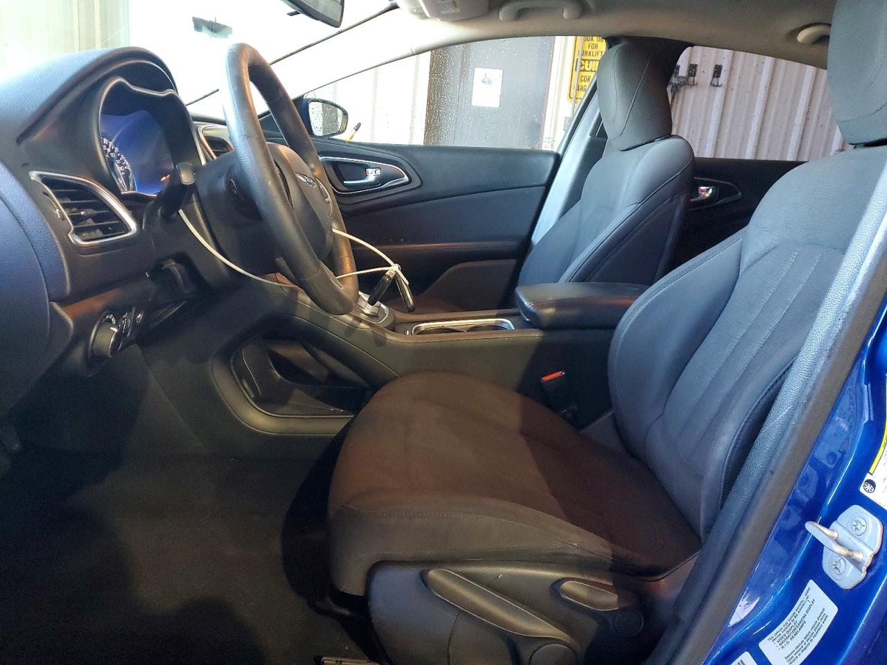 2015 Chrysler 200 Limited Blue vin: 1C3CCCAB6FN649467