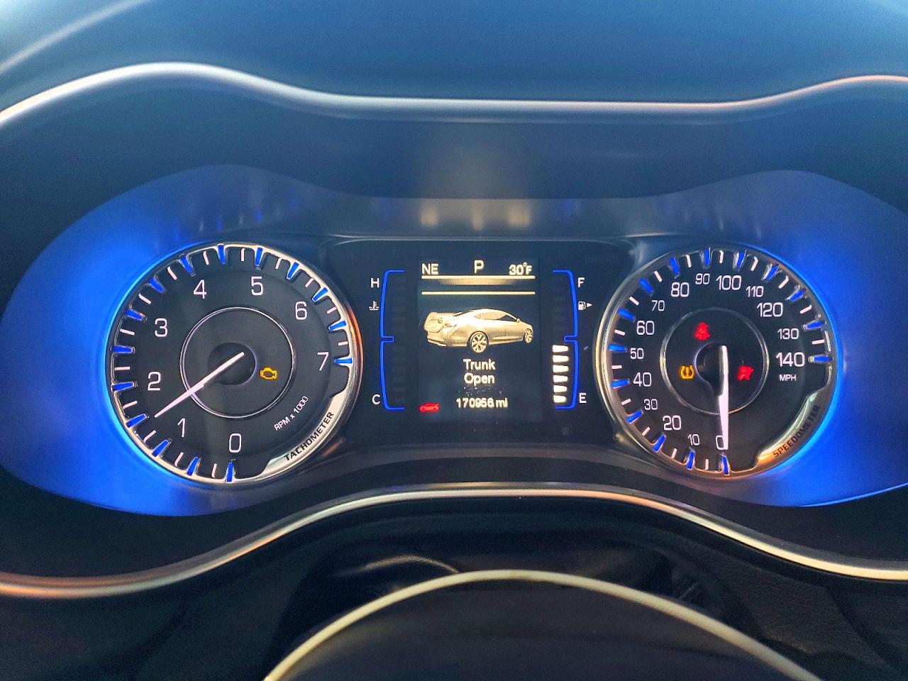 2015 Chrysler 200 Limited Blue vin: 1C3CCCAB6FN649467