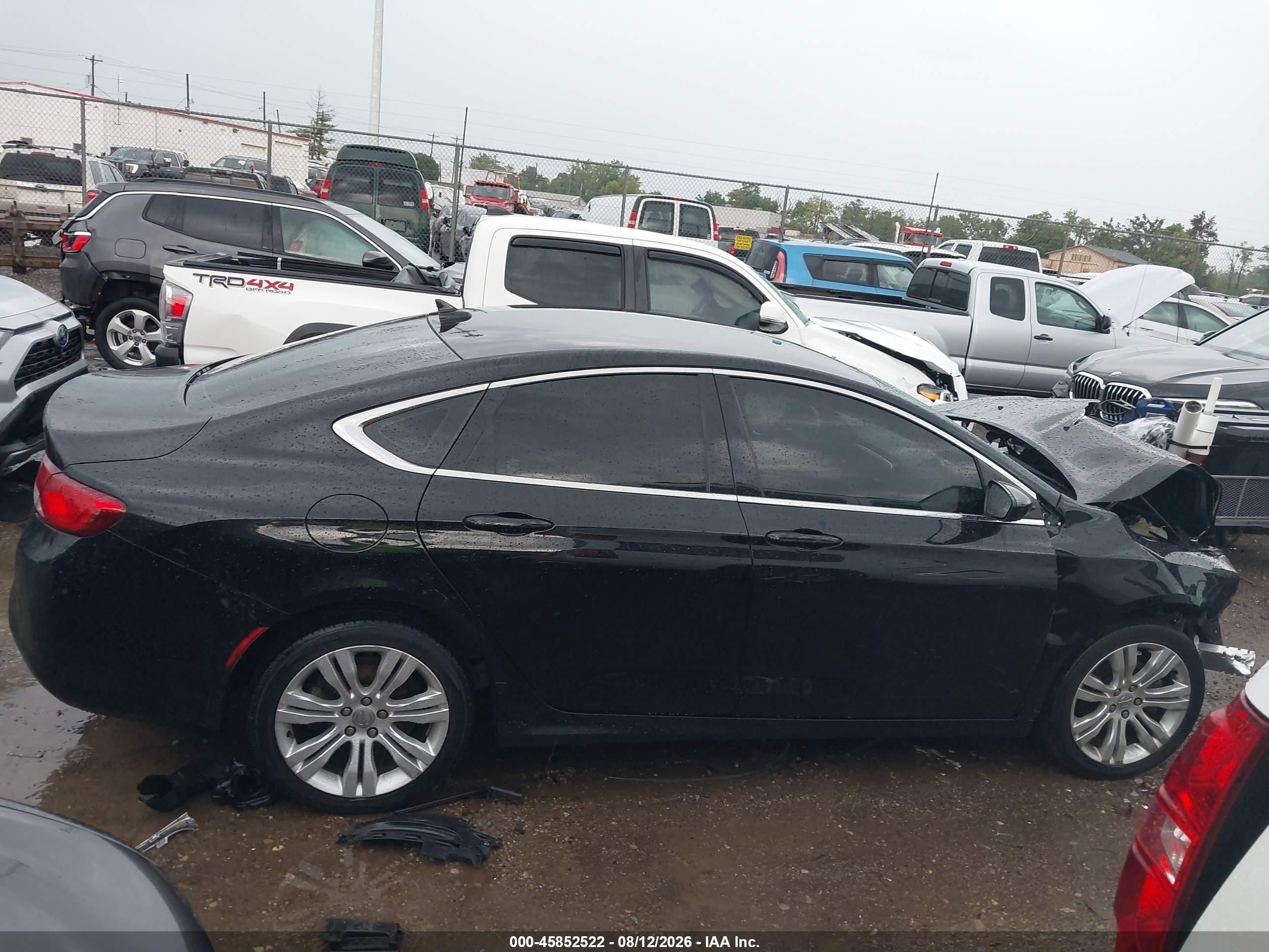 2015 Chrysler 200 Limited Black vin: 1C3CCCAB6FN653146