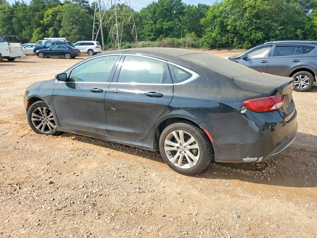 2015 Chrysler 200 Limited Black vin: 1C3CCCAB6FN661120