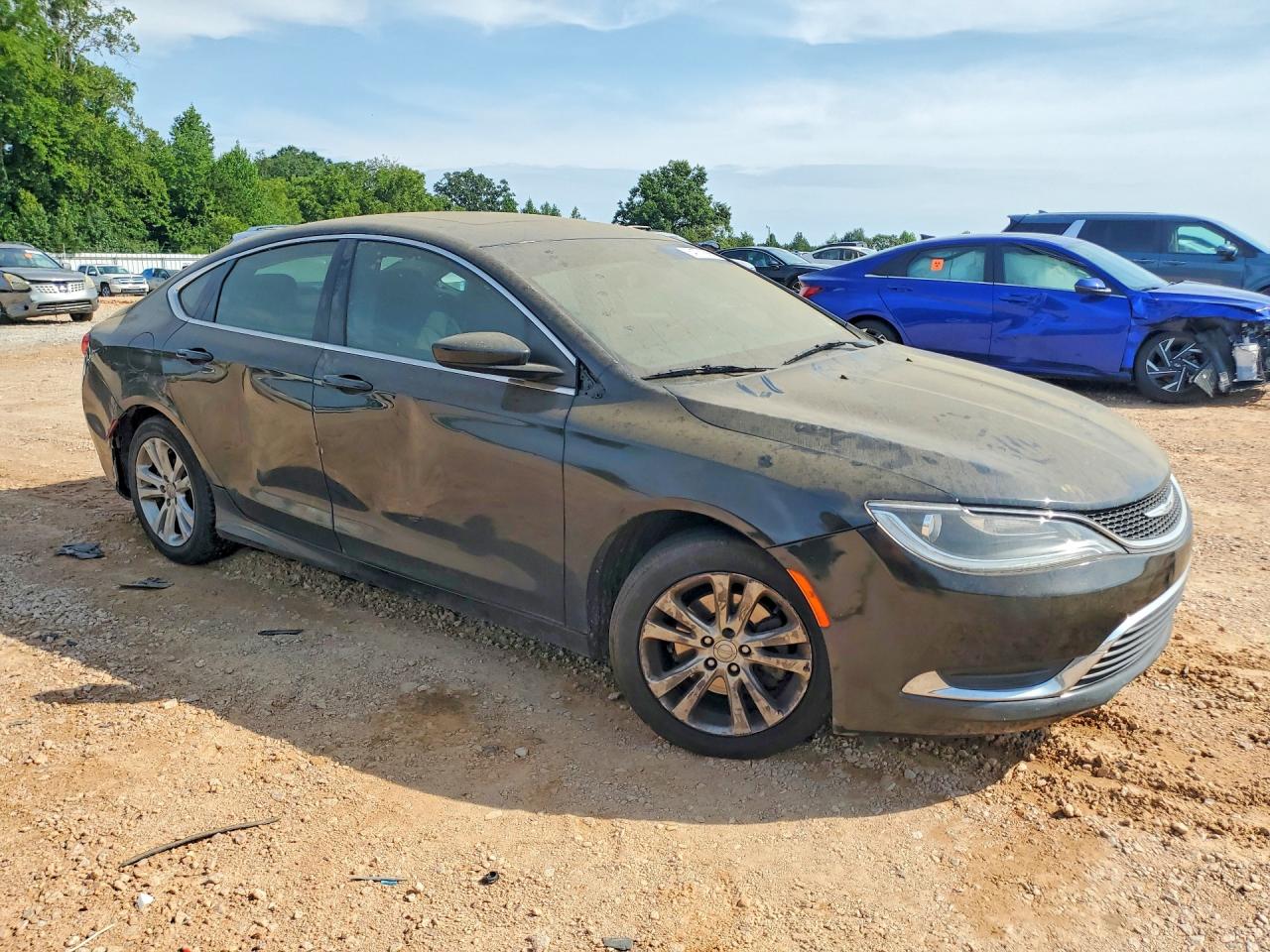 2015 Chrysler 200 Limited Black vin: 1C3CCCAB6FN661120