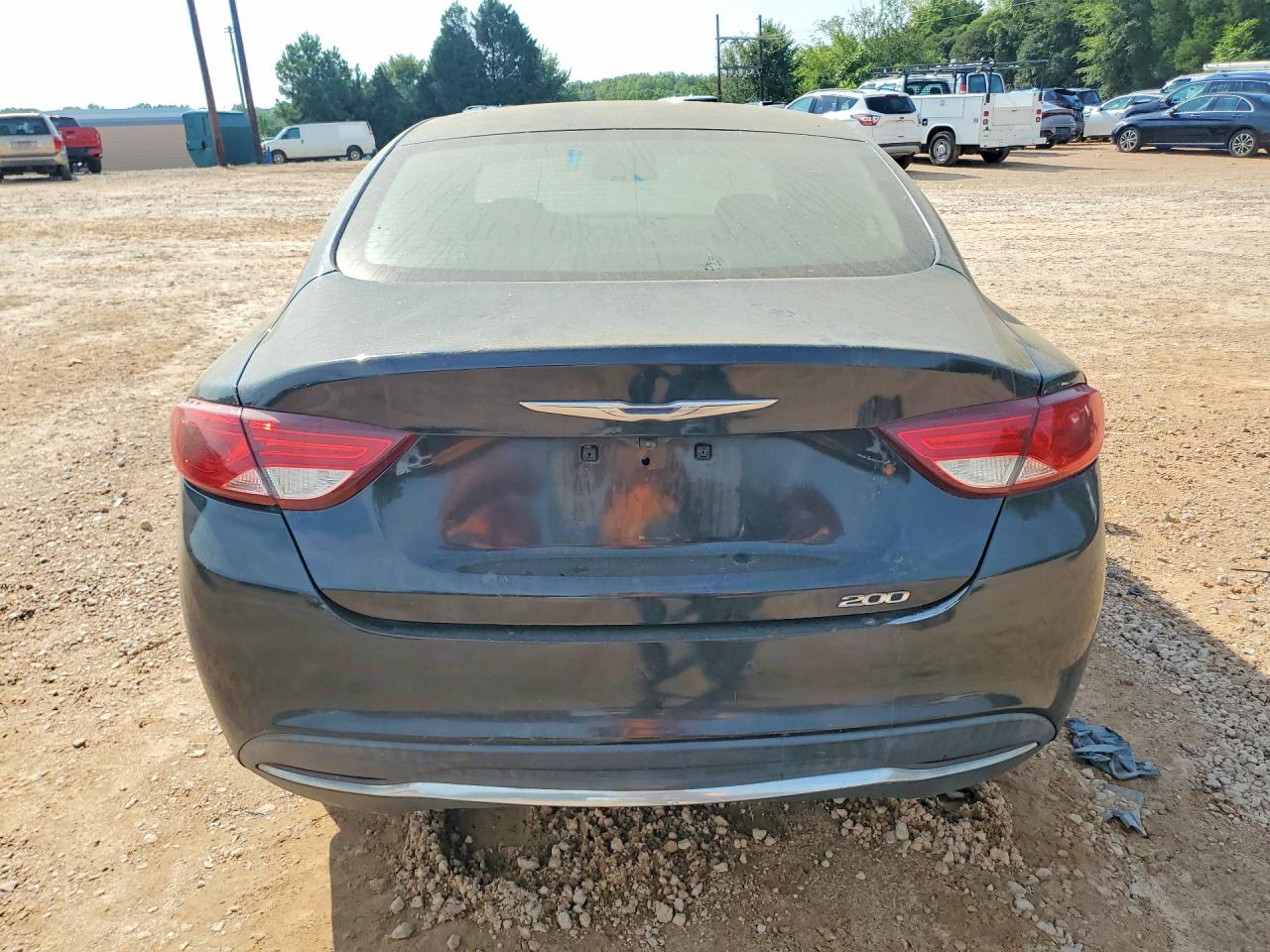 2015 Chrysler 200 Limited Black vin: 1C3CCCAB6FN661120