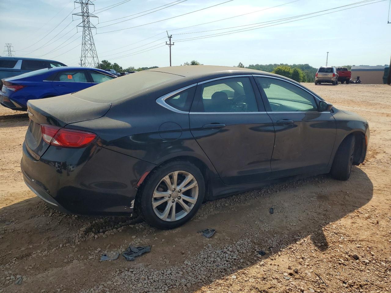 2015 Chrysler 200 Limited Black vin: 1C3CCCAB6FN661120
