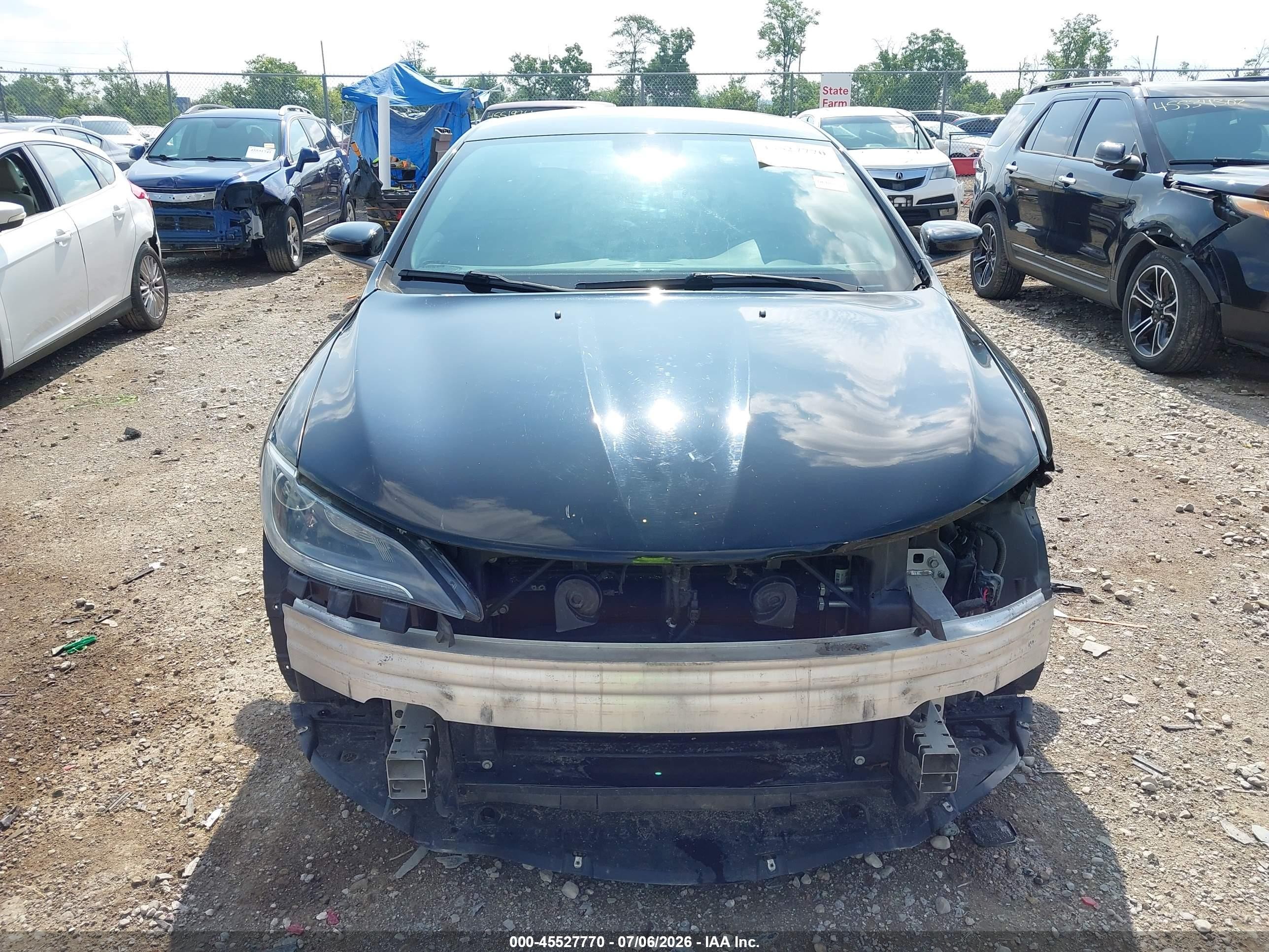 2015 Chrysler 200 Limited Black vin: 1C3CCCAB6FN661635
