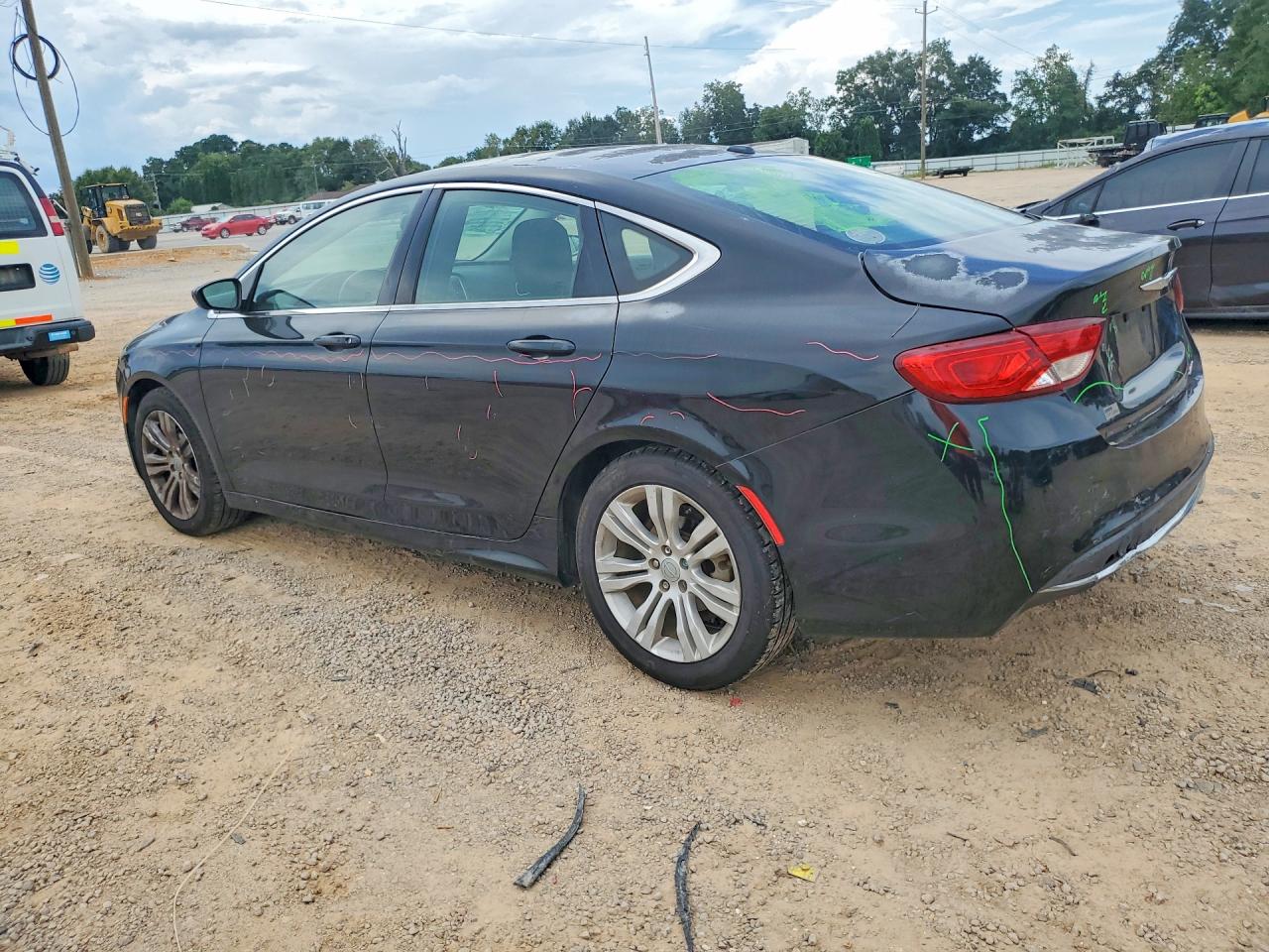 2015 Chrysler 200 Limited Black vin: 1C3CCCAB6FN680878