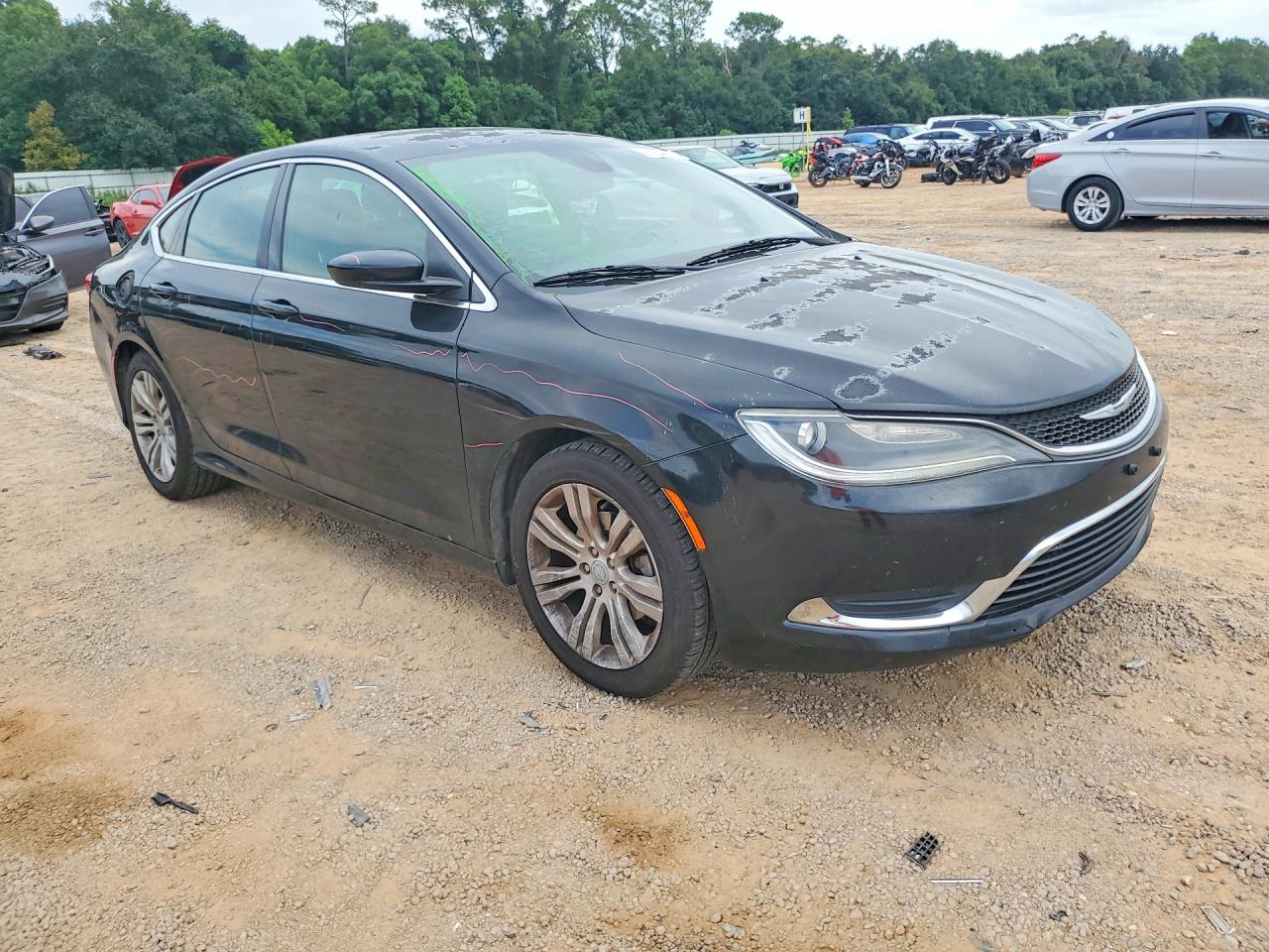 2015 Chrysler 200 Limited Black vin: 1C3CCCAB6FN680878