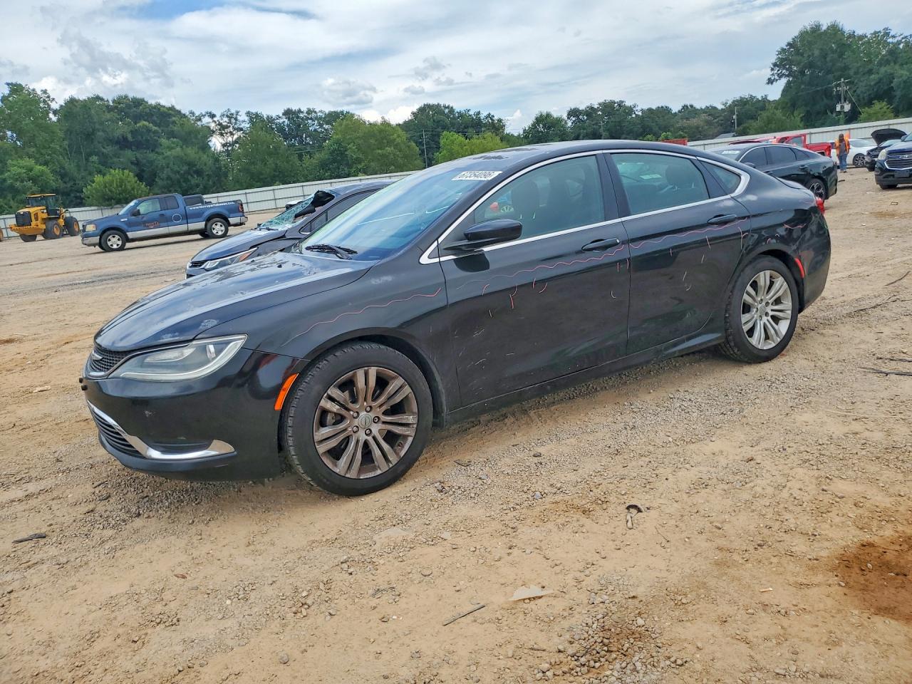 2015 Chrysler 200 Limited Black vin: 1C3CCCAB6FN680878