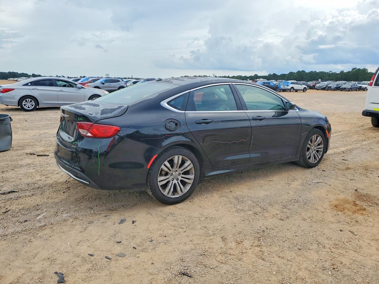 2015 Chrysler 200 Limited Black vin: 1C3CCCAB6FN680878