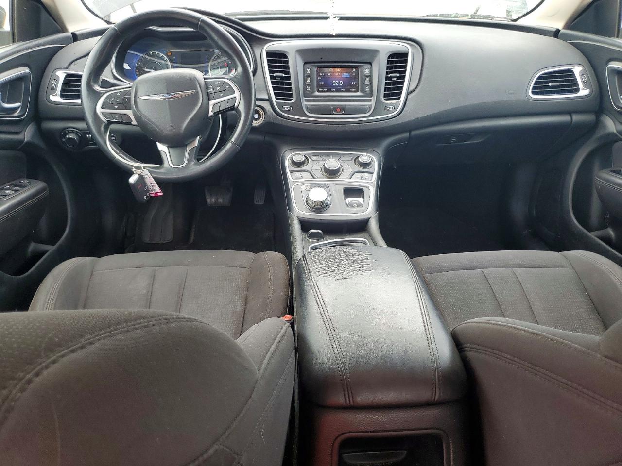 2015 Chrysler 200 Limited Black vin: 1C3CCCAB6FN680878