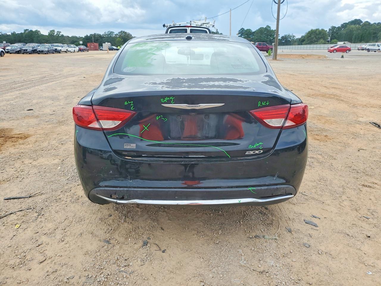 2015 Chrysler 200 Limited Black vin: 1C3CCCAB6FN680878