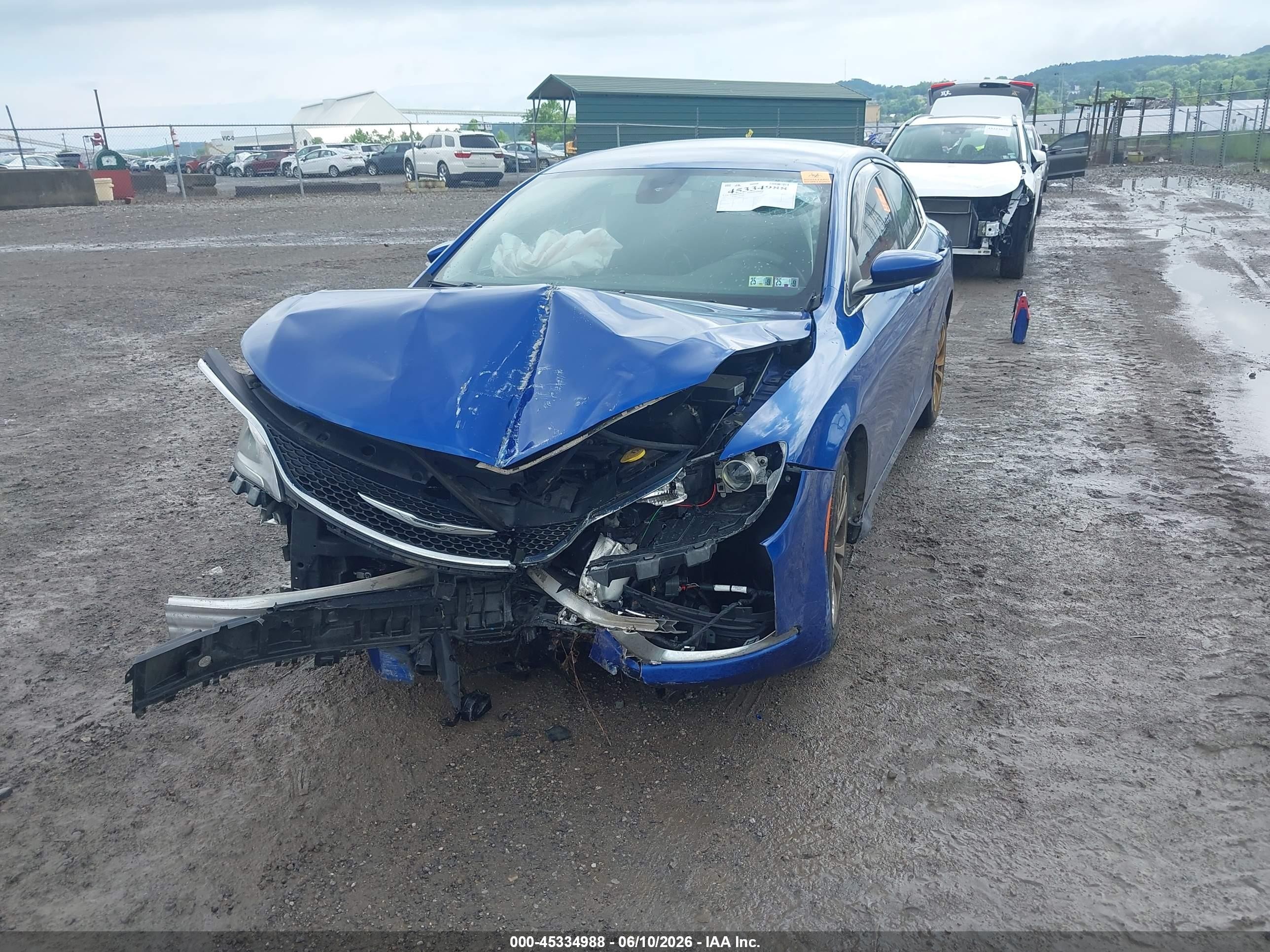 2015 Chrysler 200 Limited Blue vin: 1C3CCCAB6FN683134