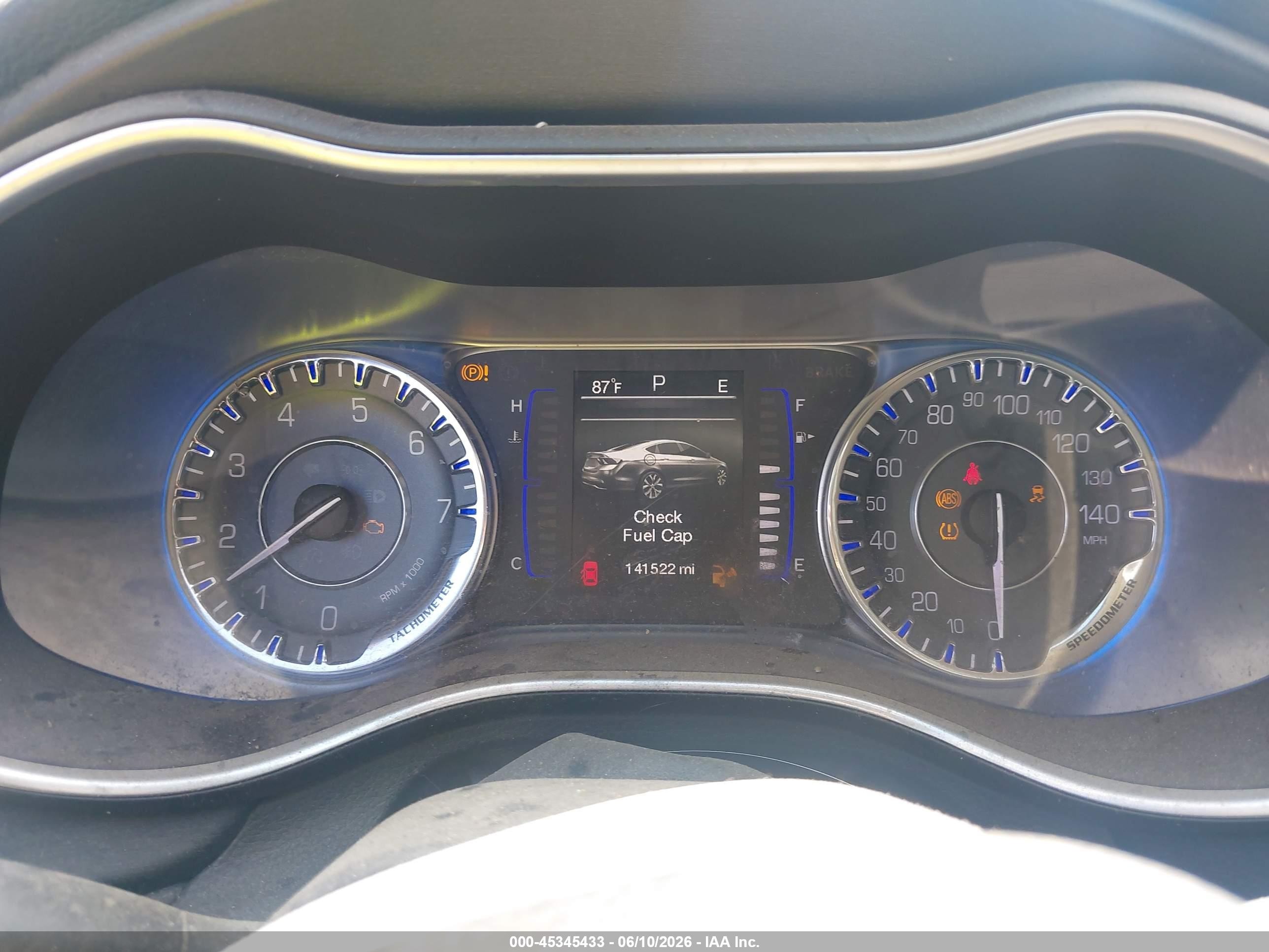 2015 Chrysler 200 Limited Черный vin: 1C3CCCAB6FN715029