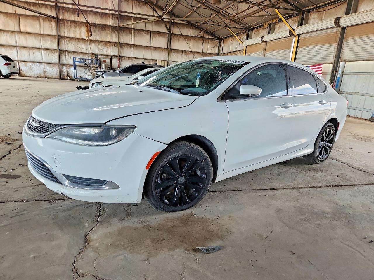 2015 Chrysler 200 Limited White vin: 1C3CCCAB6FN715841