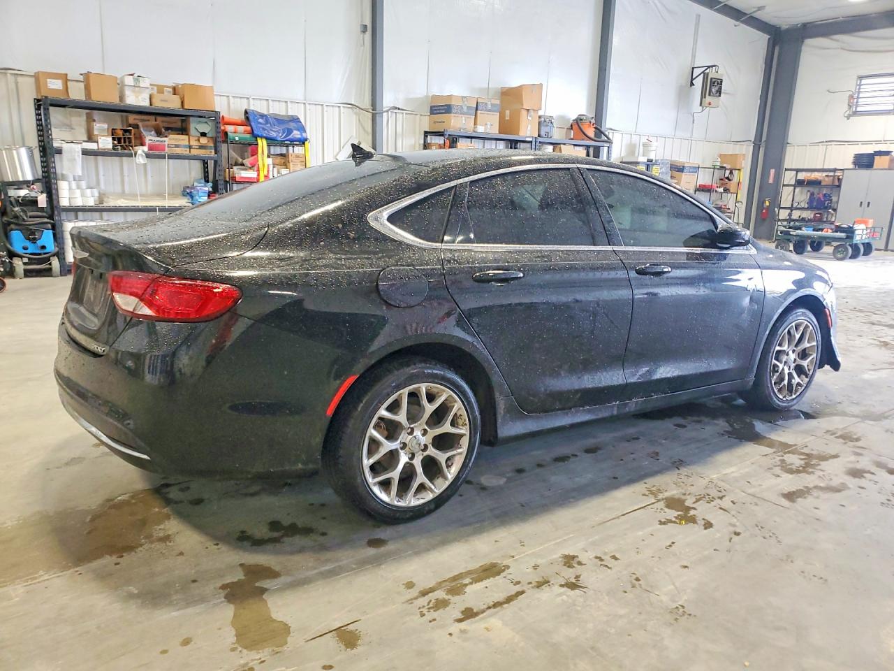 2015 Chrysler 200 Limited Black vin: 1C3CCCAB6FN716326