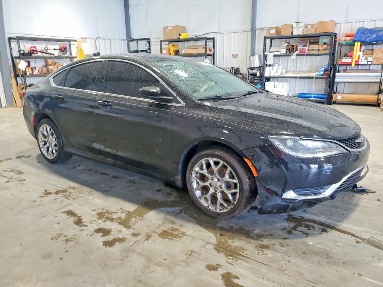 2015 Chrysler 200 Limited Black vin: 1C3CCCAB6FN716326