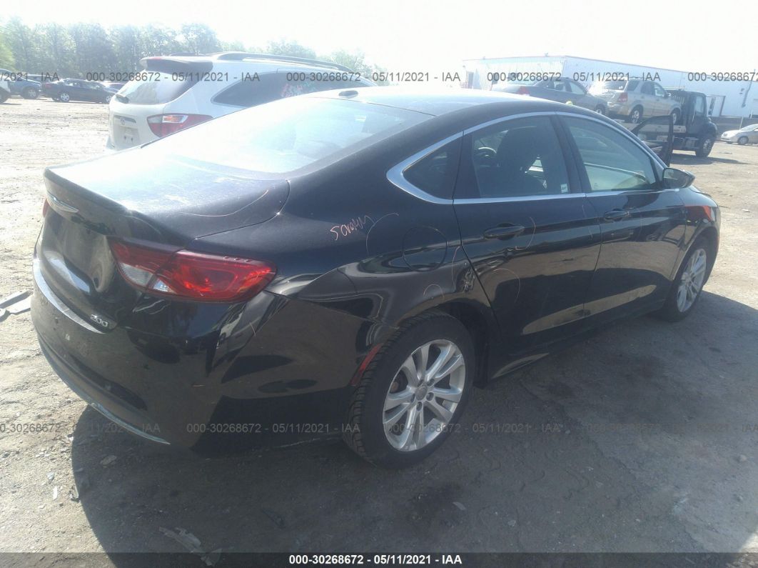 2015 Chrysler 200 Limited Black vin: 1C3CCCAB6FN726015