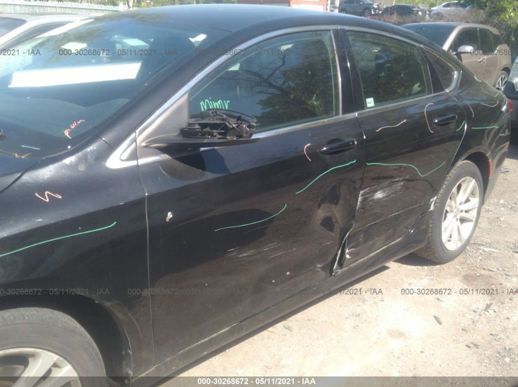 2015 Chrysler 200 Limited Black vin: 1C3CCCAB6FN726015