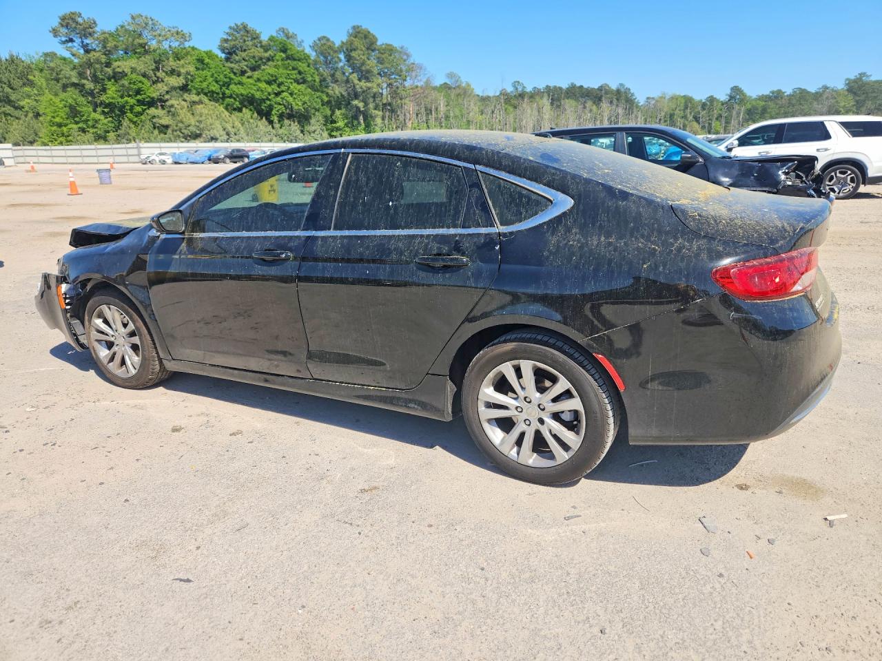 2015 Chrysler 200 Limited Black vin: 1C3CCCAB6FN726015