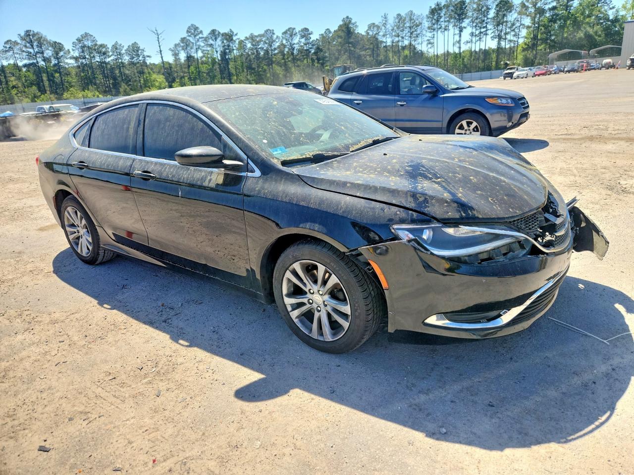 2015 Chrysler 200 Limited Black vin: 1C3CCCAB6FN726015