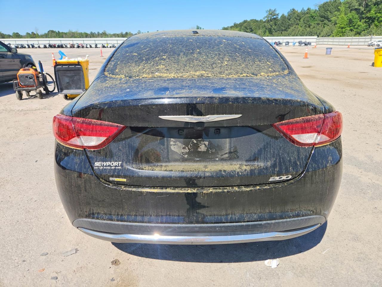 2015 Chrysler 200 Limited Black vin: 1C3CCCAB6FN726015