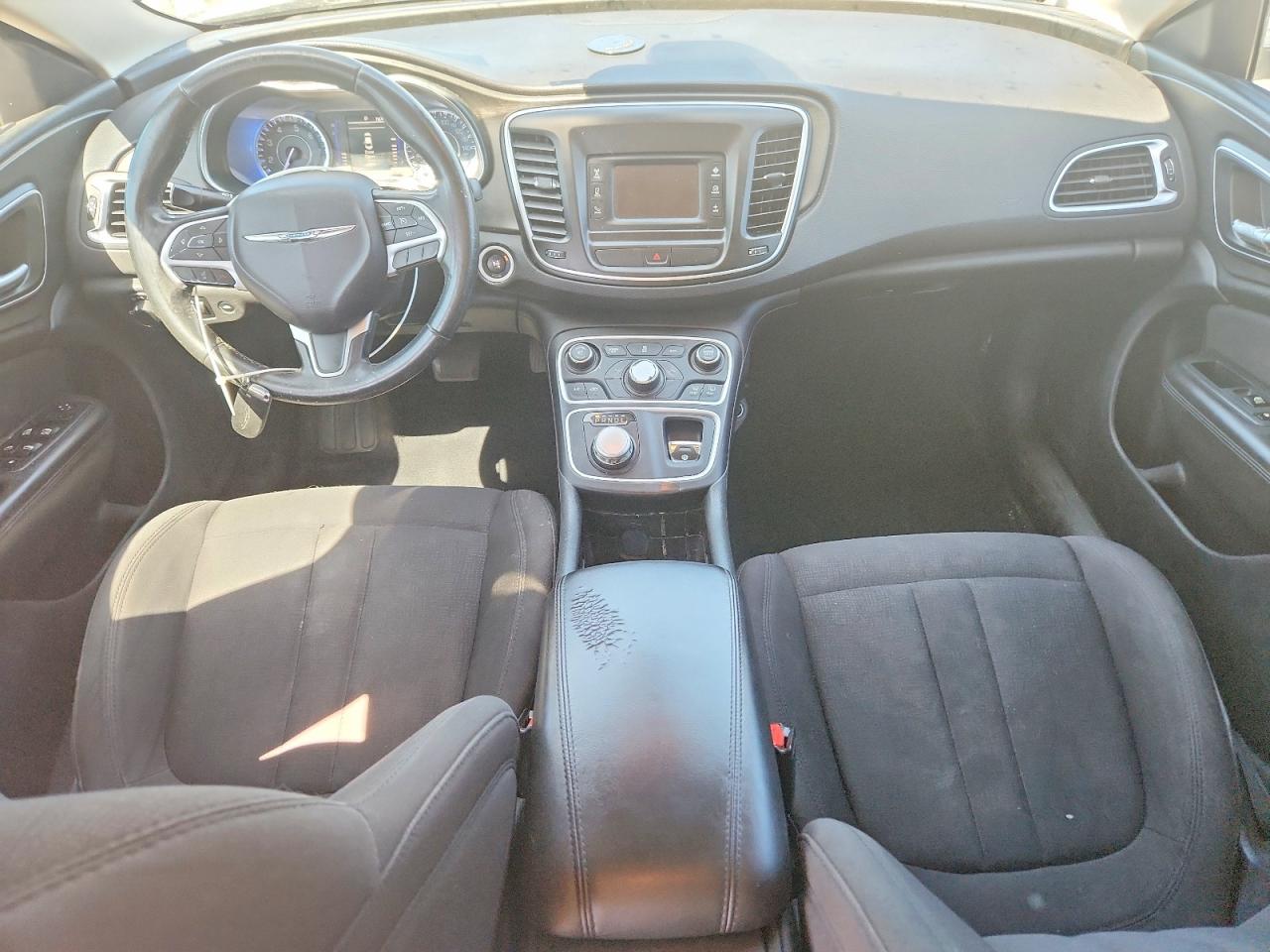 2015 Chrysler 200 Limited Black vin: 1C3CCCAB6FN726015