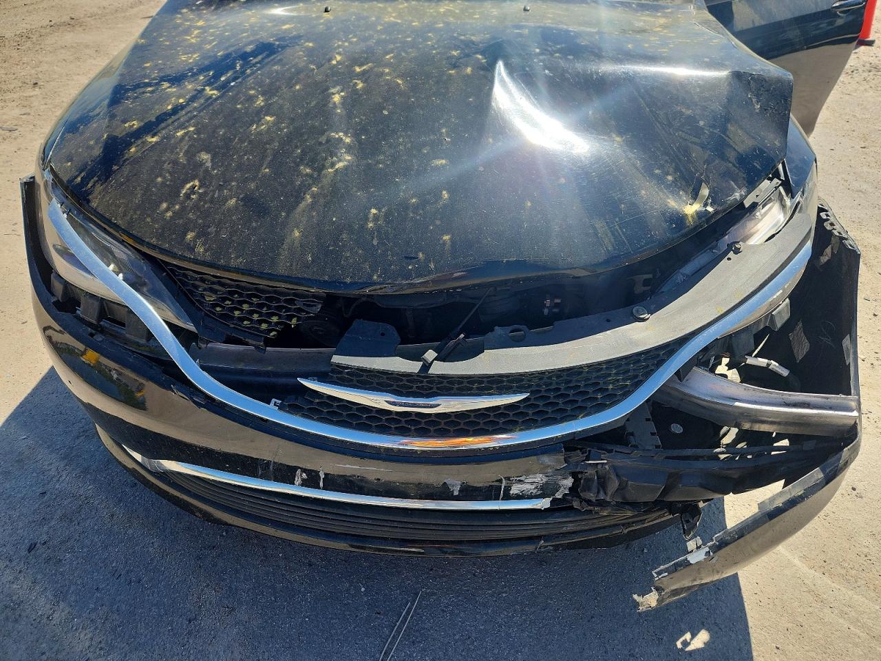 2015 Chrysler 200 Limited Black vin: 1C3CCCAB6FN726015