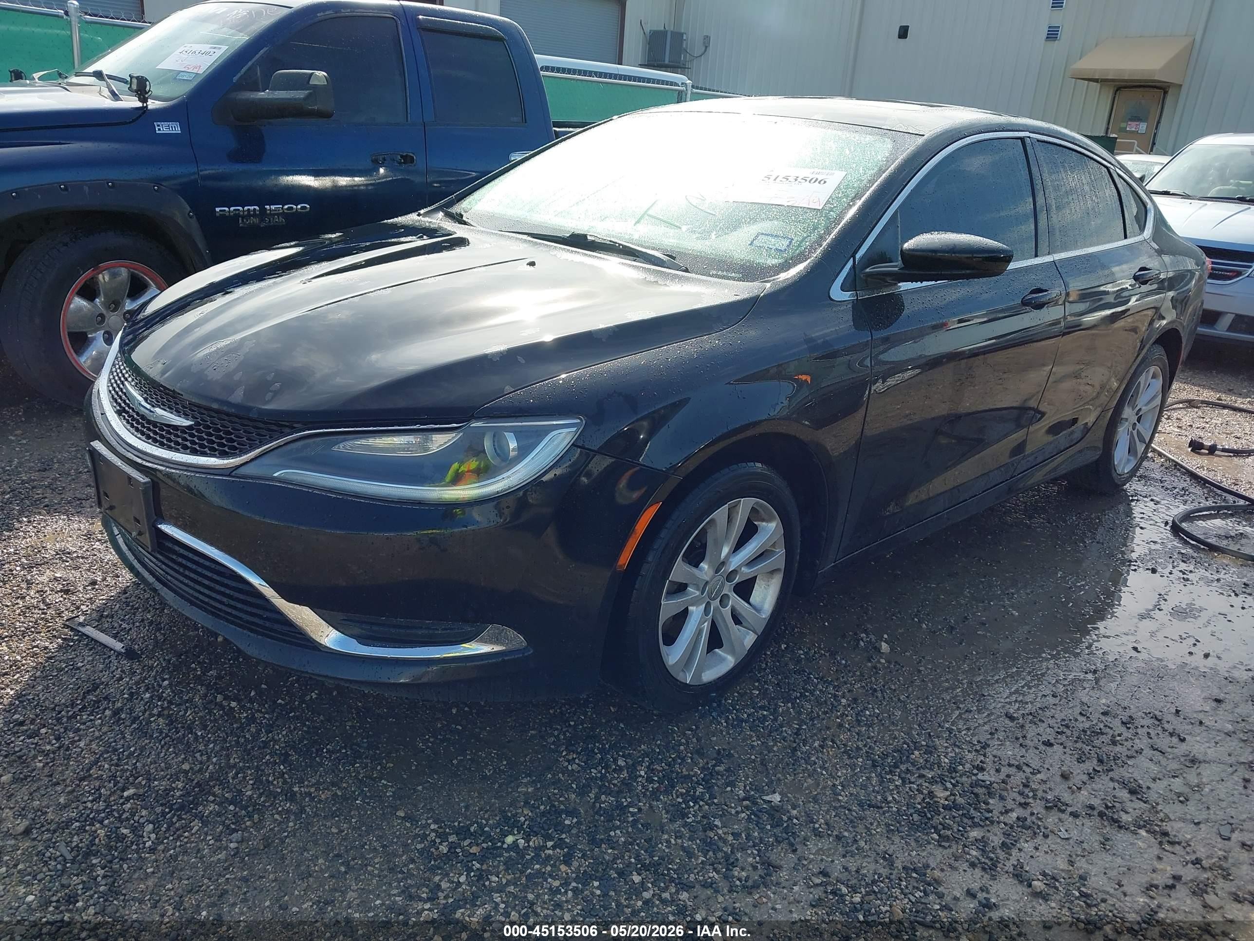 2016 Chrysler 200 Limited Black vin: 1C3CCCAB6GN111725