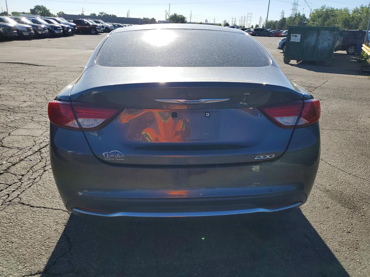 2015 Chrysler 200 Limited Gray vin: 1C3CCCAB7FN502803