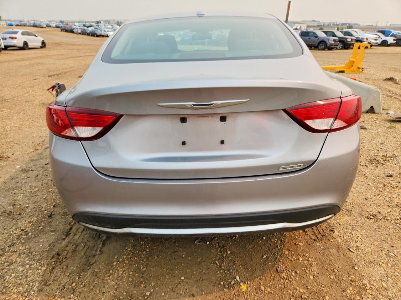 2015 Chrysler 200 Limited Silver vin: 1C3CCCAB7FN525515