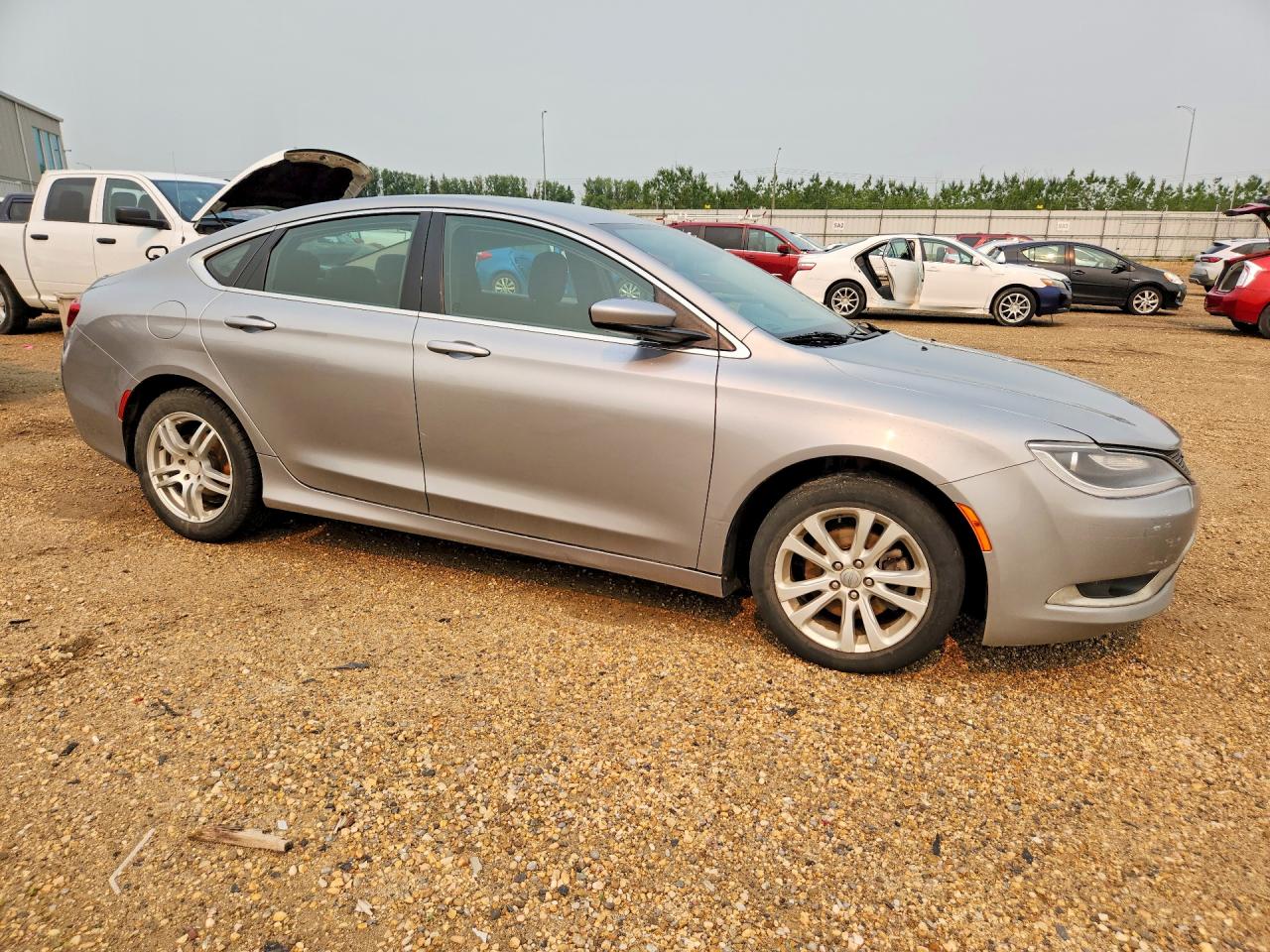 2015 Chrysler 200 Limited Silver vin: 1C3CCCAB7FN525515