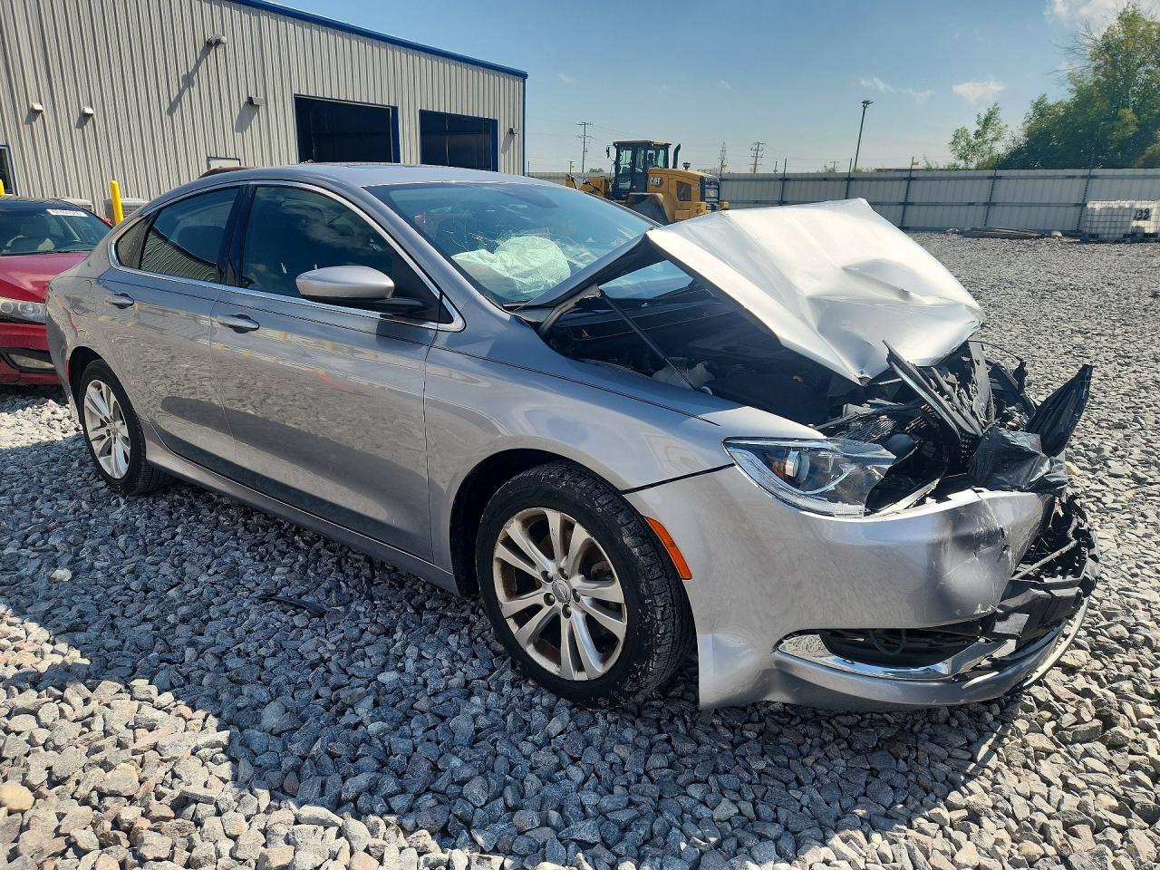 2015 Chrysler 200 Limited Silver vin: 1C3CCCAB7FN536871
