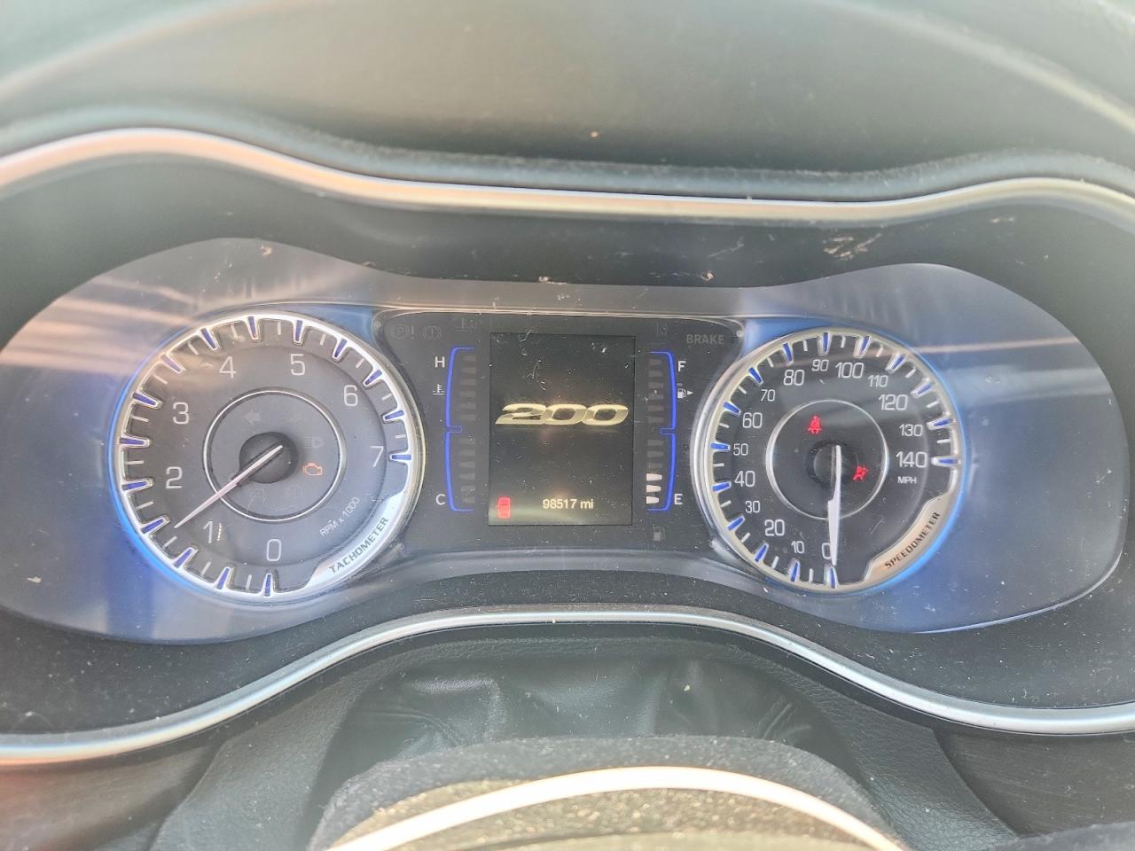2015 Chrysler 200 Limited Silver vin: 1C3CCCAB7FN536871