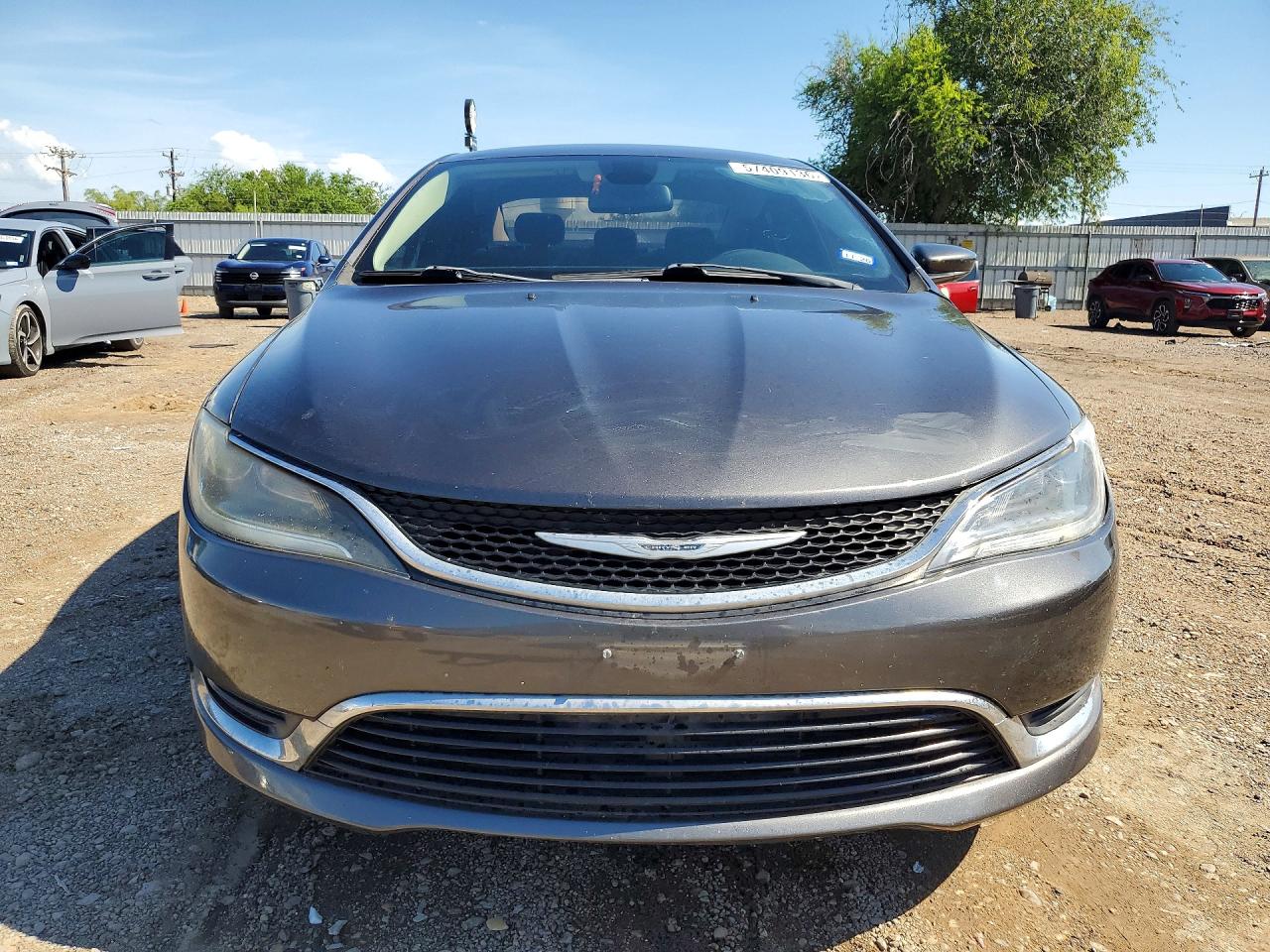 2015 Chrysler 200 Limited Gray vin: 1C3CCCAB7FN538930