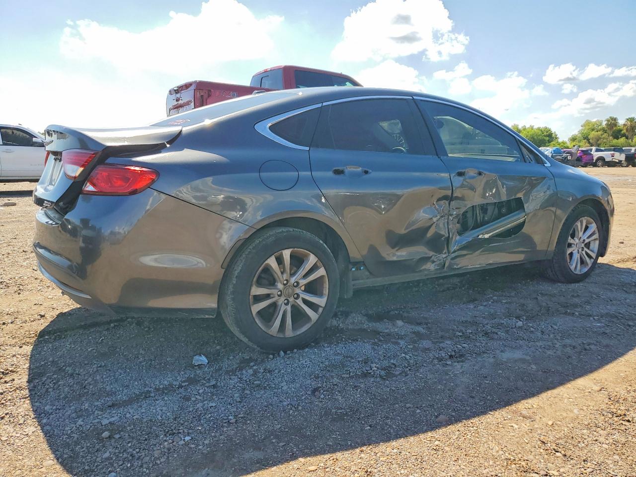 2015 Chrysler 200 Limited Gray vin: 1C3CCCAB7FN538930