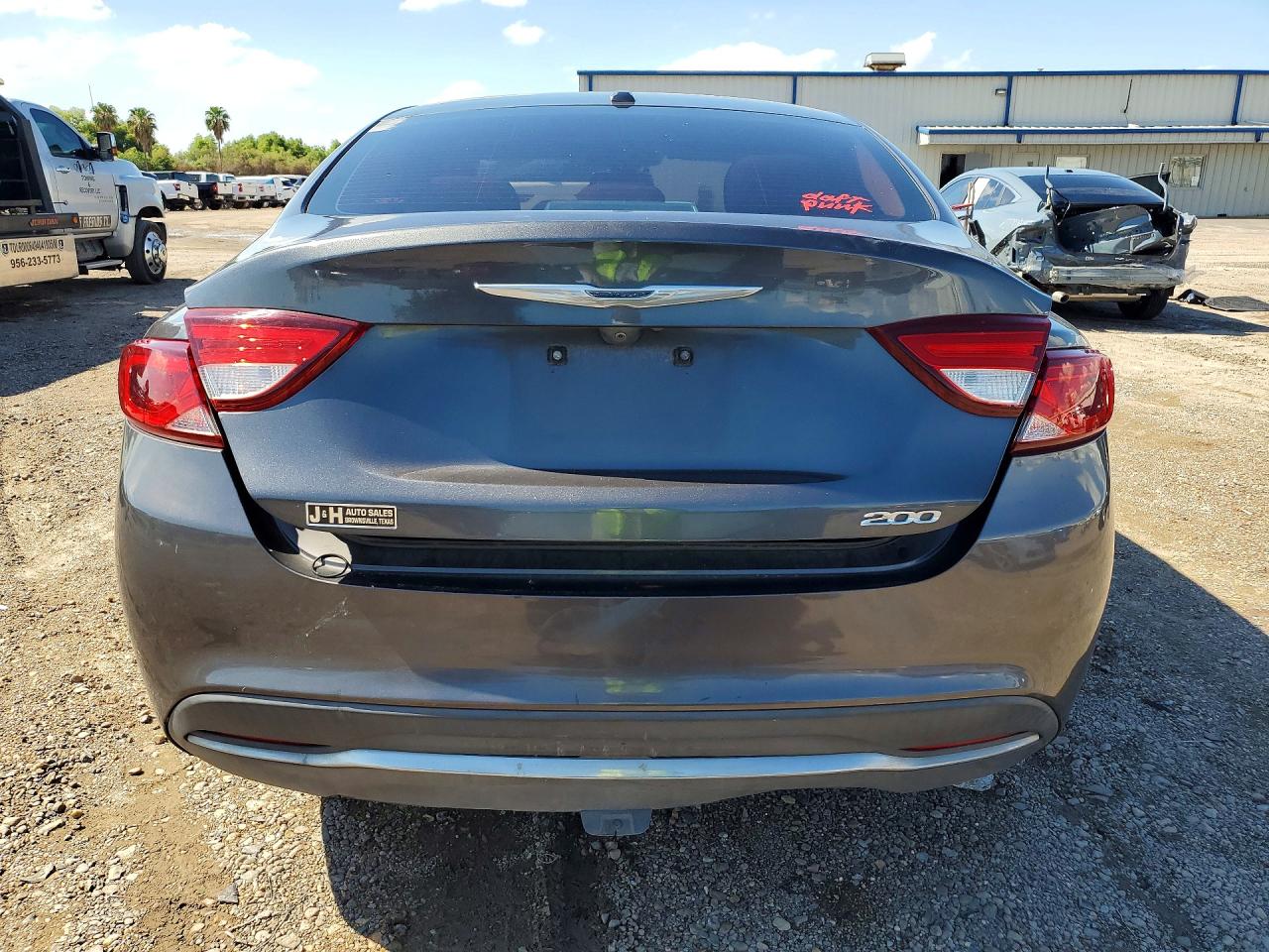 2015 Chrysler 200 Limited Gray vin: 1C3CCCAB7FN538930
