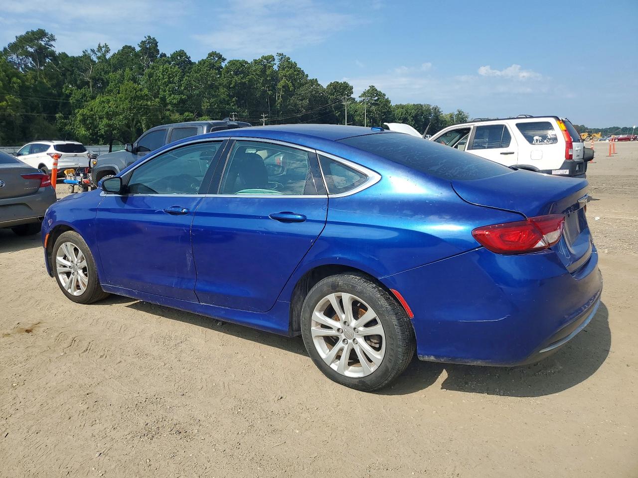 2015 Chrysler 200 Limited Blue vin: 1C3CCCAB7FN546560