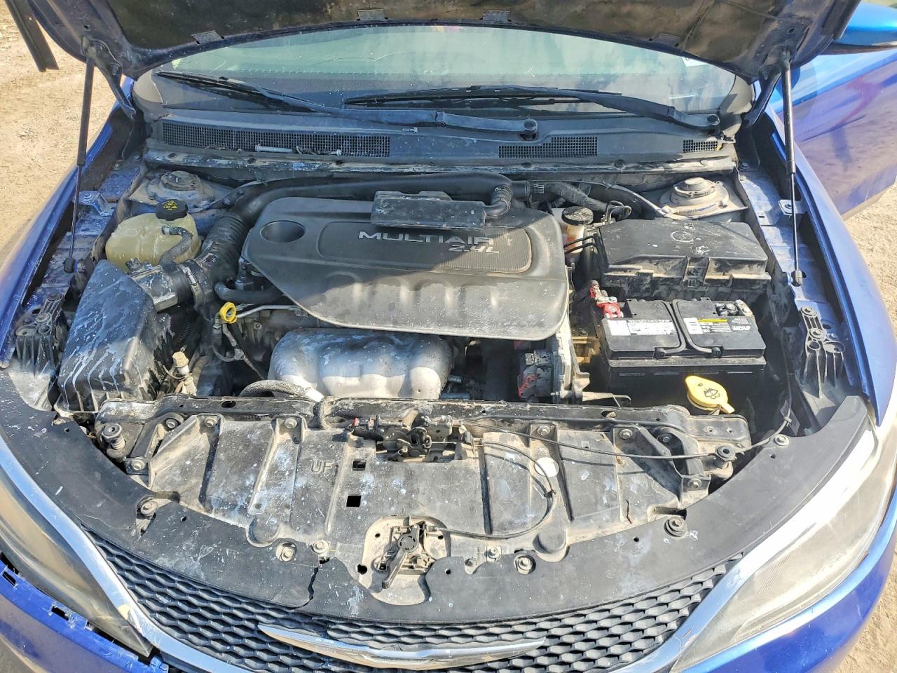 2015 Chrysler 200 Limited Blue vin: 1C3CCCAB7FN546560