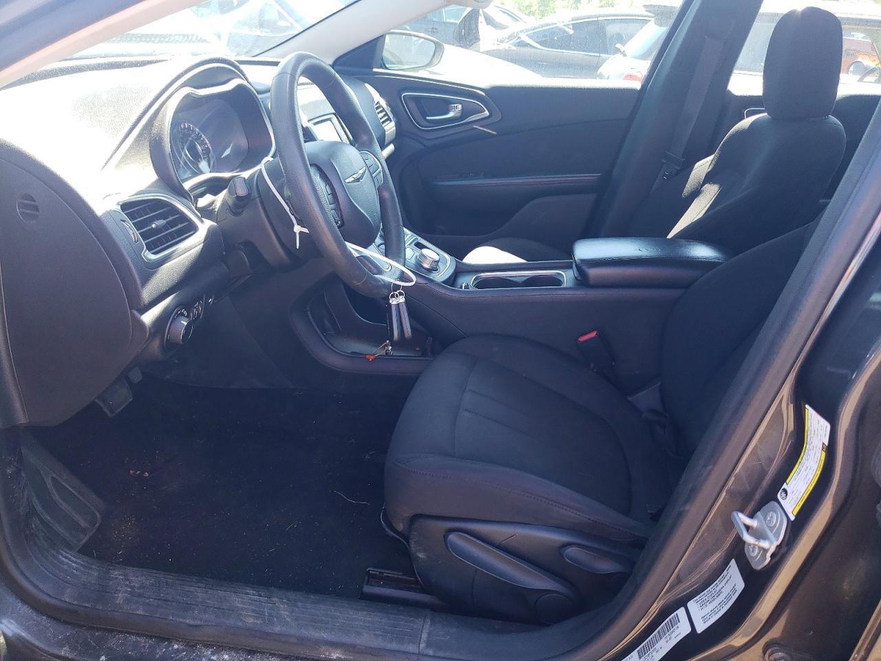 2015 Chrysler 200 Limited Gray vin: 1C3CCCAB7FN570759
