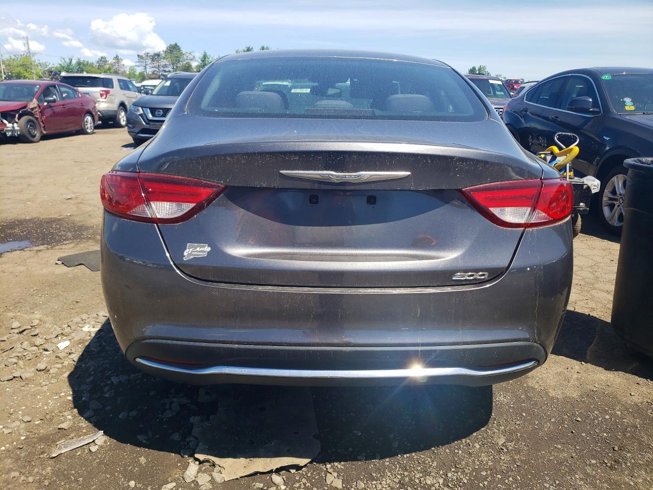 2015 Chrysler 200 Limited Gray vin: 1C3CCCAB7FN570759