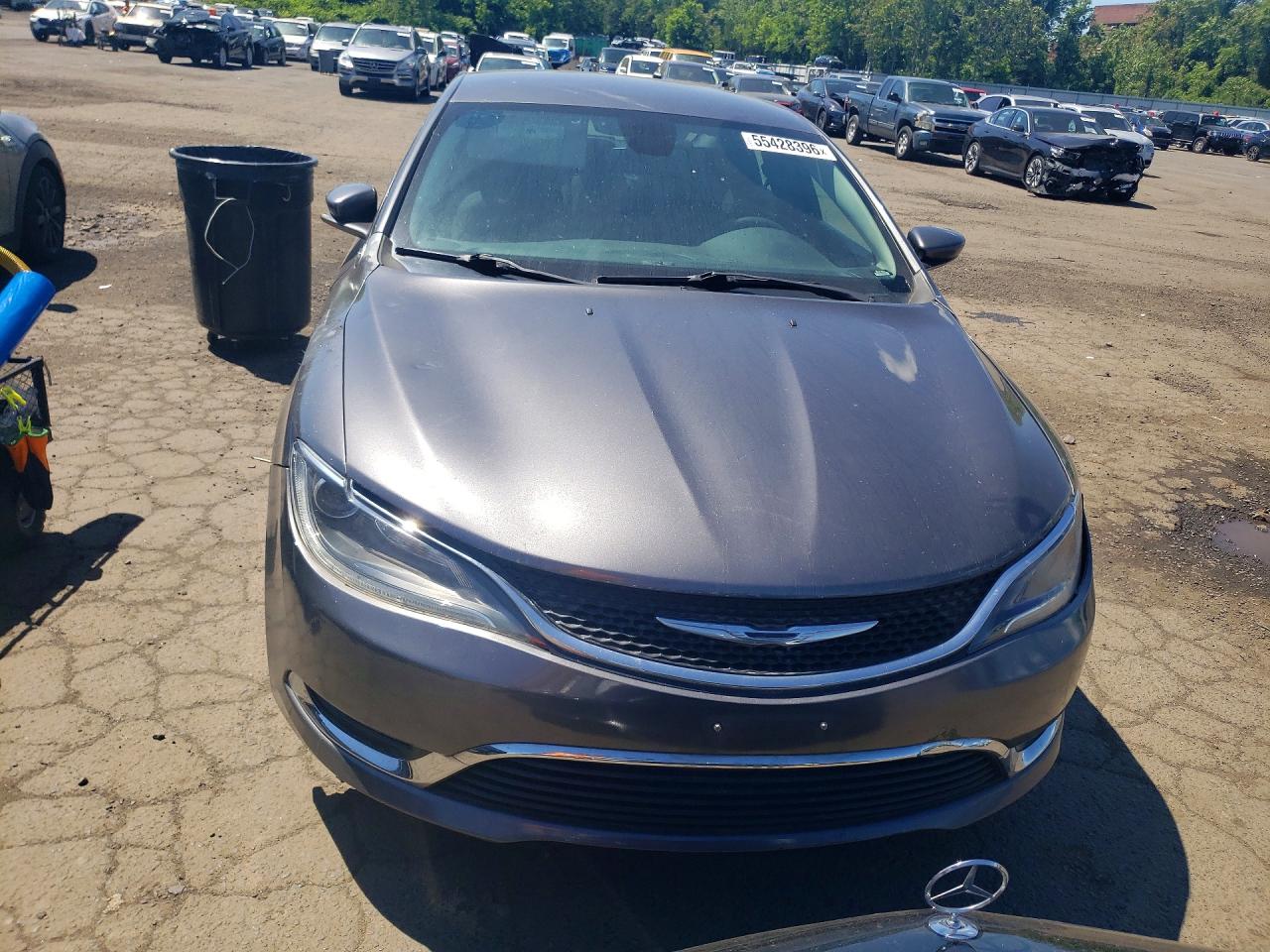 2015 Chrysler 200 Limited Gray vin: 1C3CCCAB7FN570759