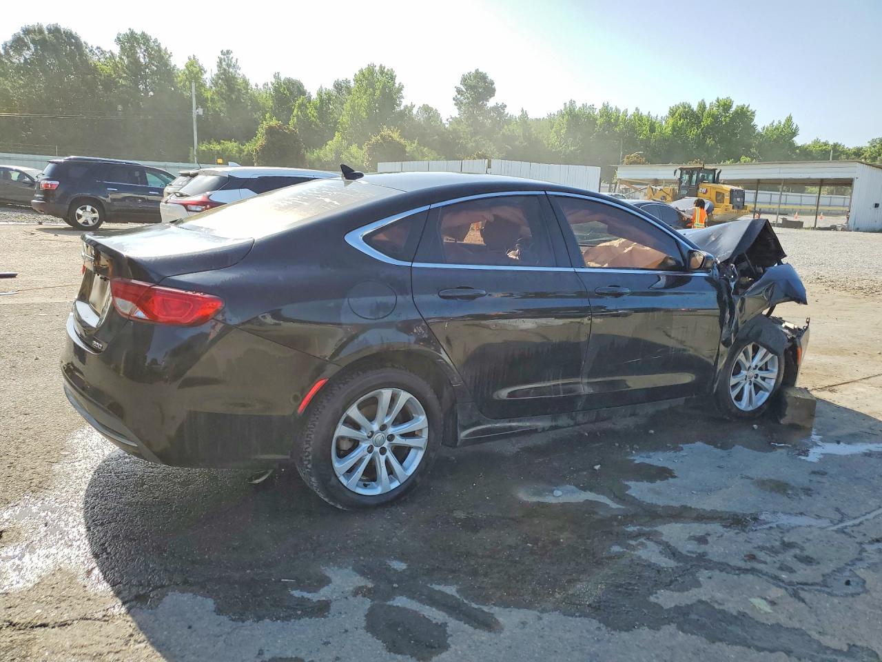 2015 Chrysler 200 Limited Черный vin: 1C3CCCAB7FN614985