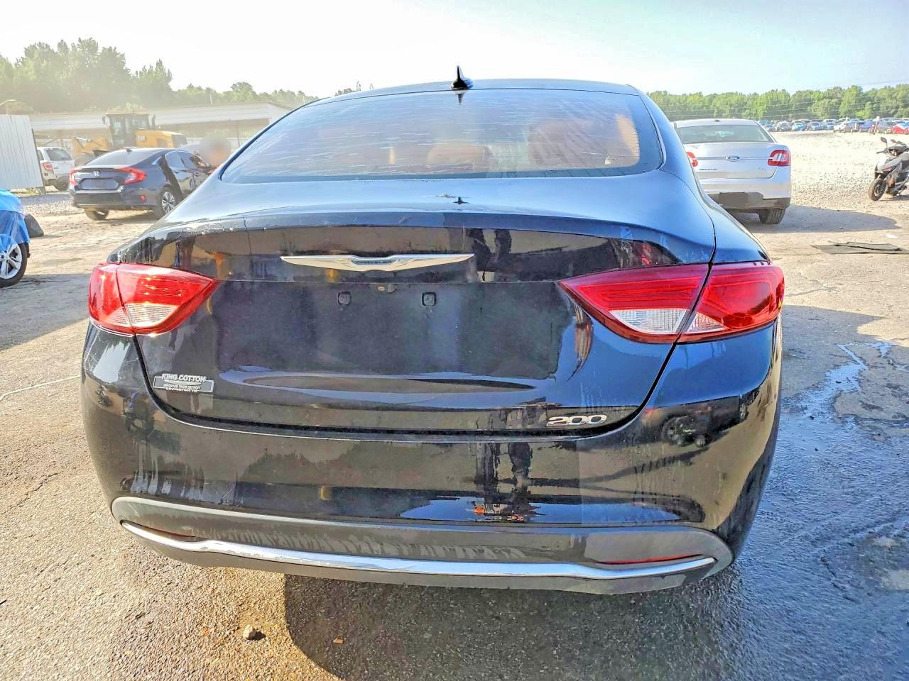 2015 Chrysler 200 Limited Черный vin: 1C3CCCAB7FN614985