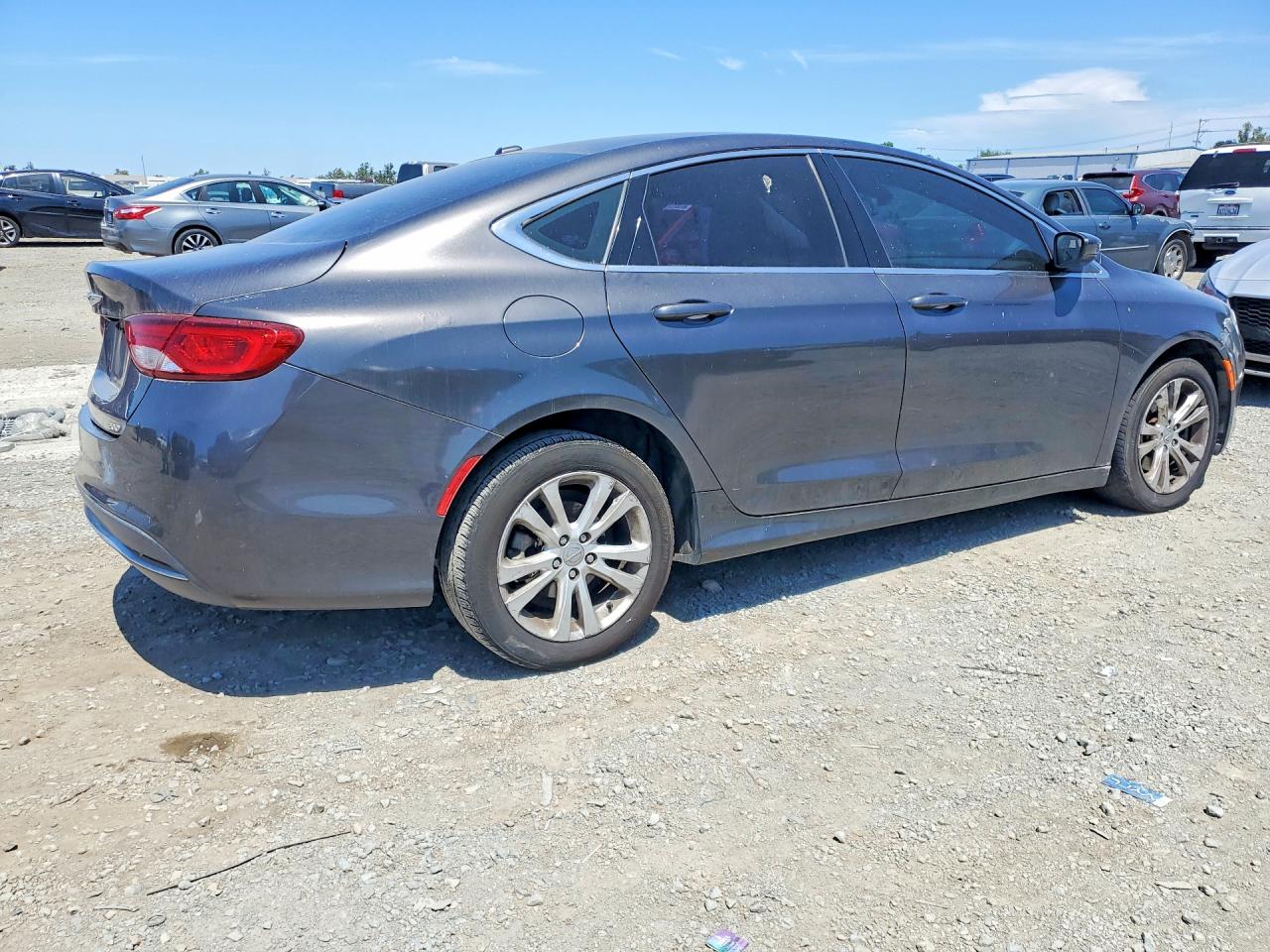 2015 Chrysler 200 Limited Gray vin: 1C3CCCAB7FN645122